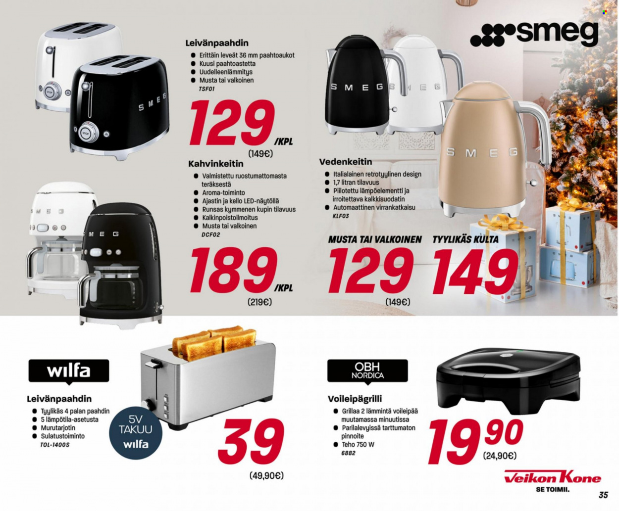 Veikon Kone tarjoukset - 30.11.2021 - 24.12.2021. Sivu 35