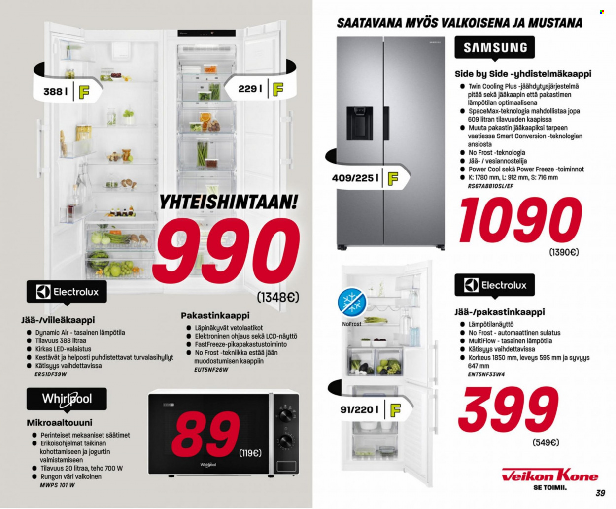 Veikon Kone tarjoukset - 30.11.2021 - 24.12.2021. Sivu 39