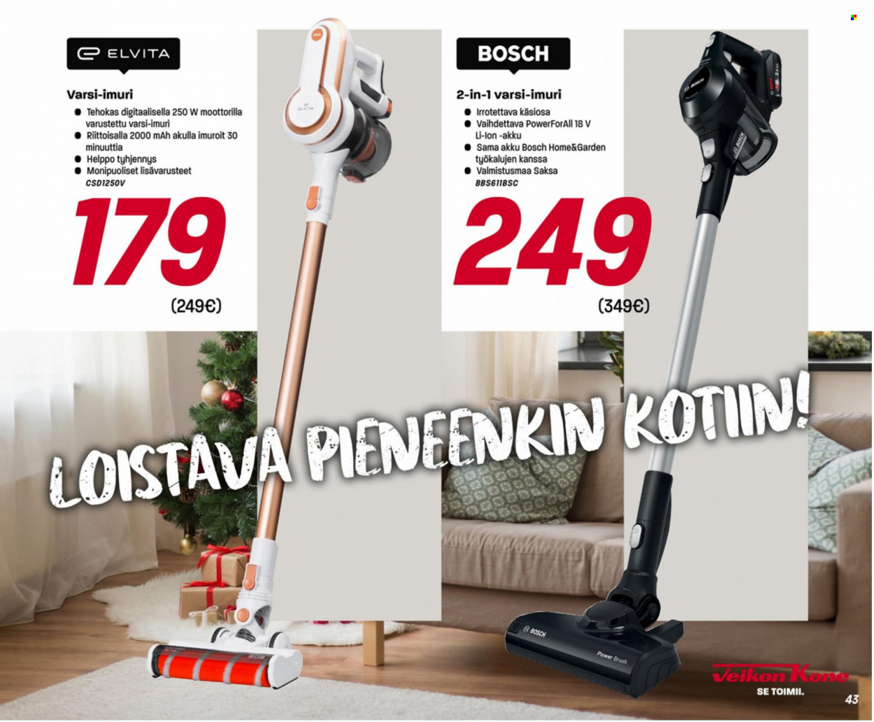 Veikon Kone tarjoukset - 30.11.2021 - 24.12.2021. Sivu 43