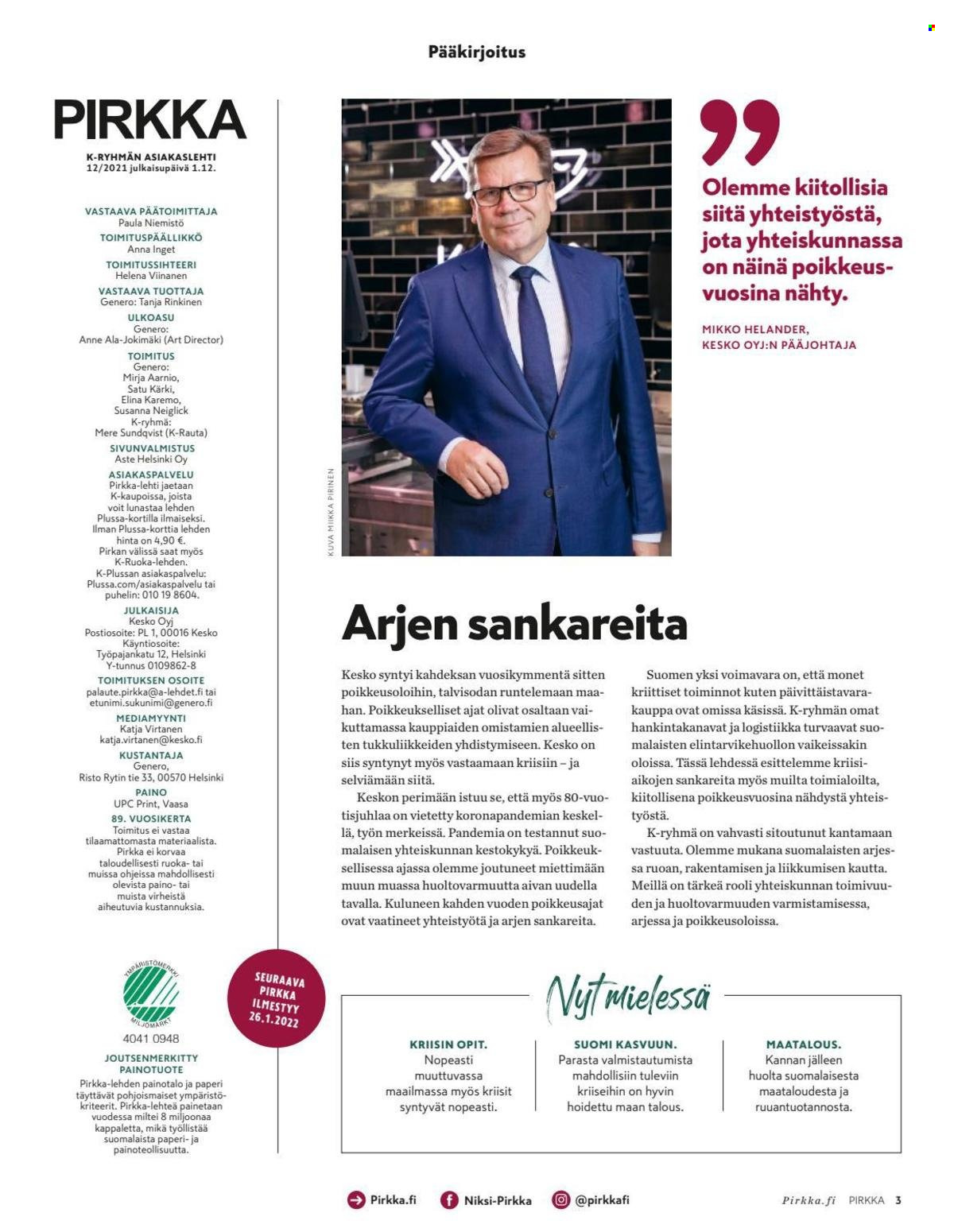 K-Supermarket tarjoukset. Sivu 3