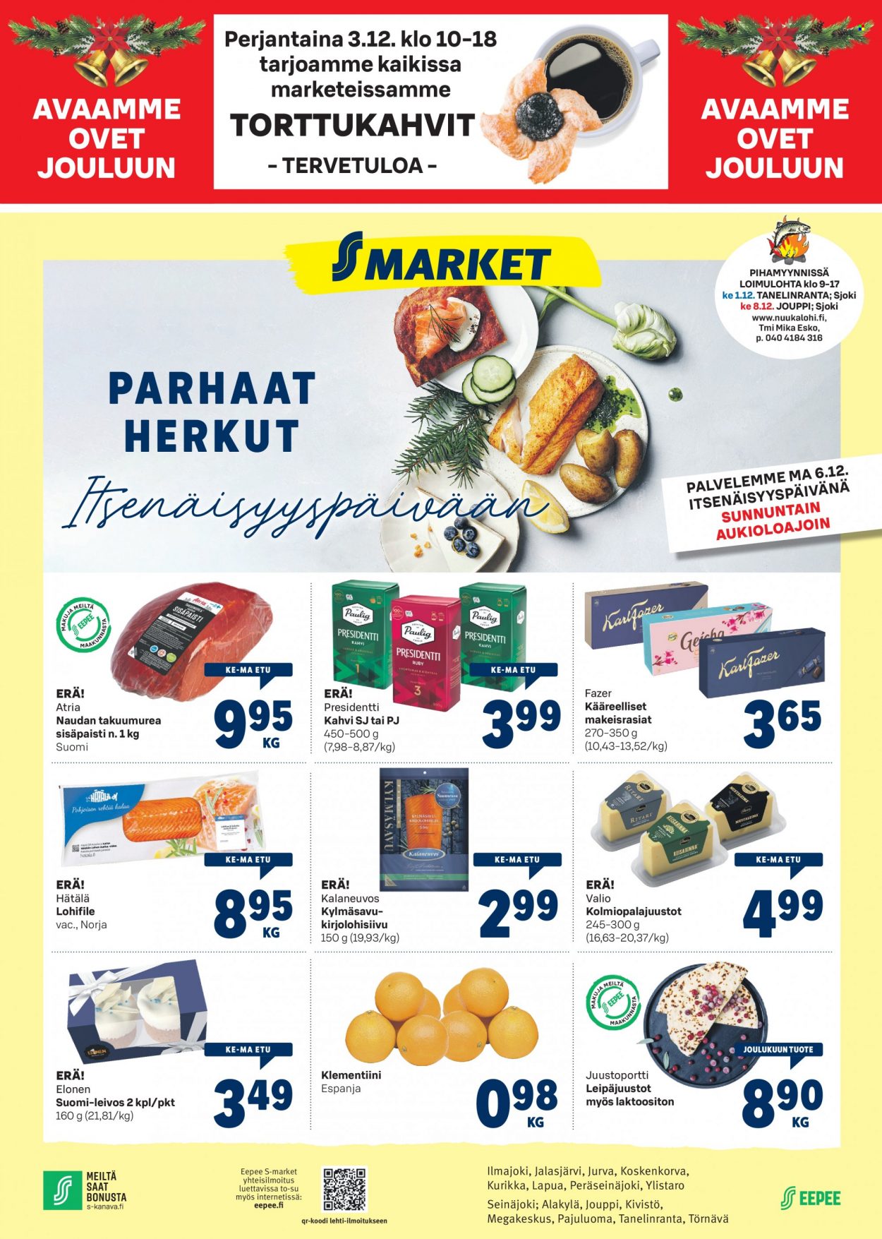 S-market tarjoukset - 01.12.2021 - 06.12.2021. Sivu 1