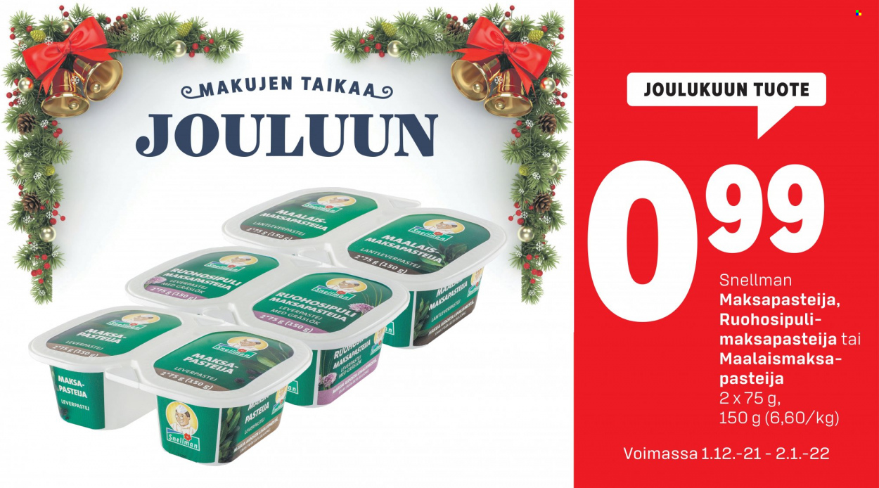 S-market tarjoukset - 01.12.2021 - 02.01.2022. Sivu 2