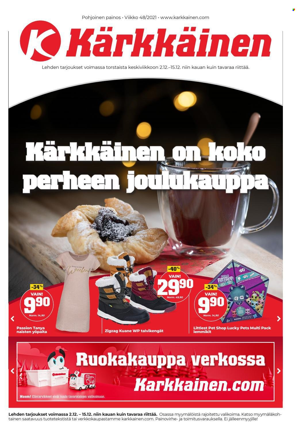 Kärkkäinen tarjoukset - 02.12.2021 - 15.12.2021. Sivu 1