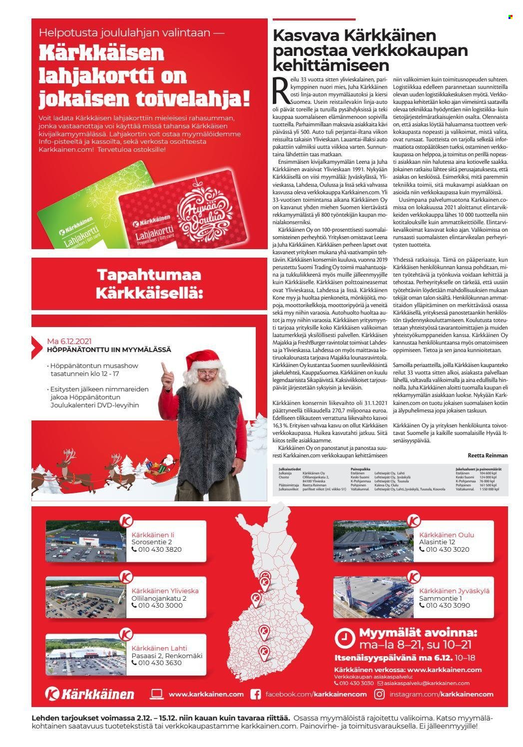 Kärkkäinen tarjoukset - 02.12.2021 - 15.12.2021. Sivu 2