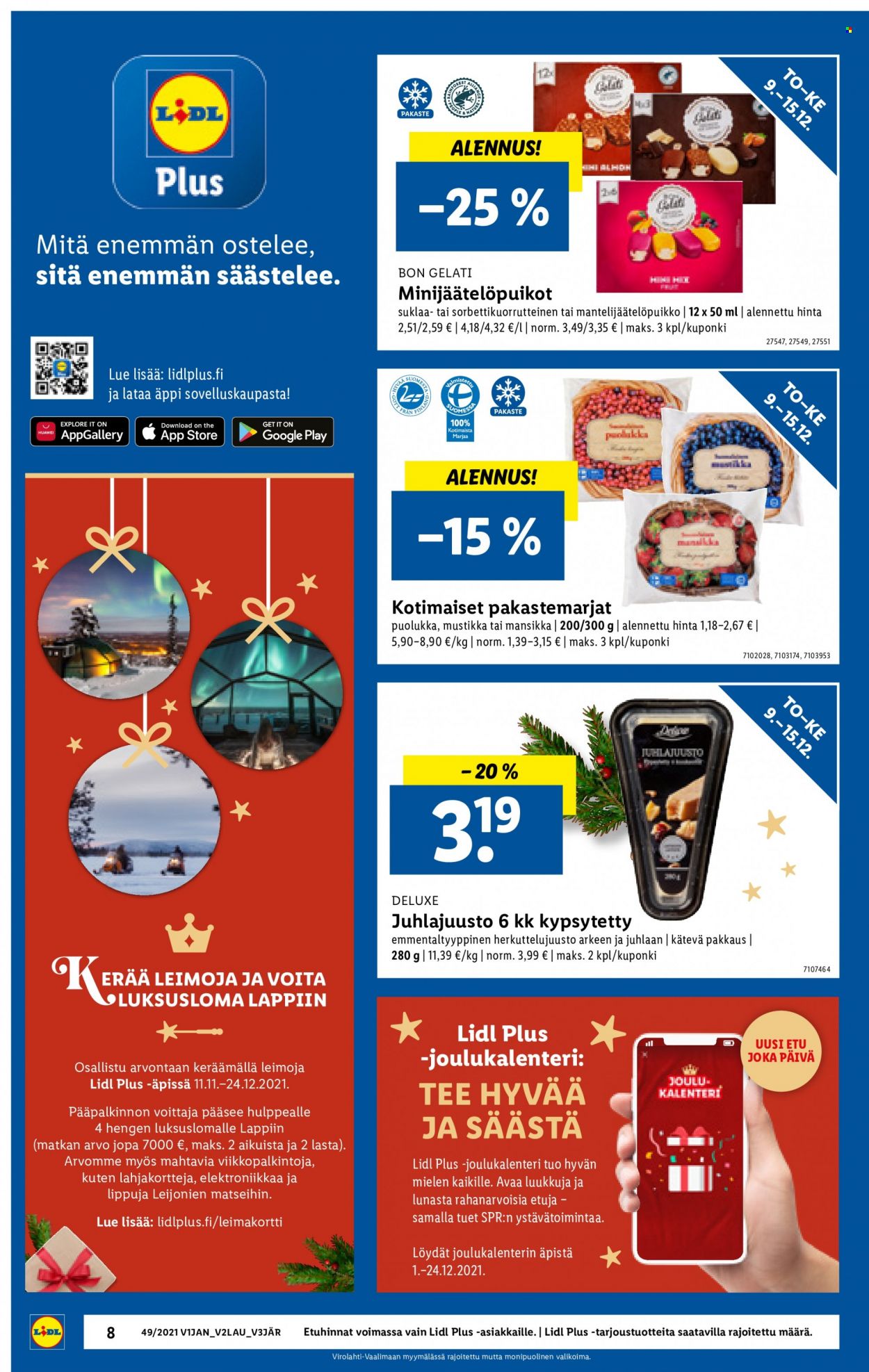 Lidl tarjoukset - 09.12.2021 - 15.12.2021. Sivu 8