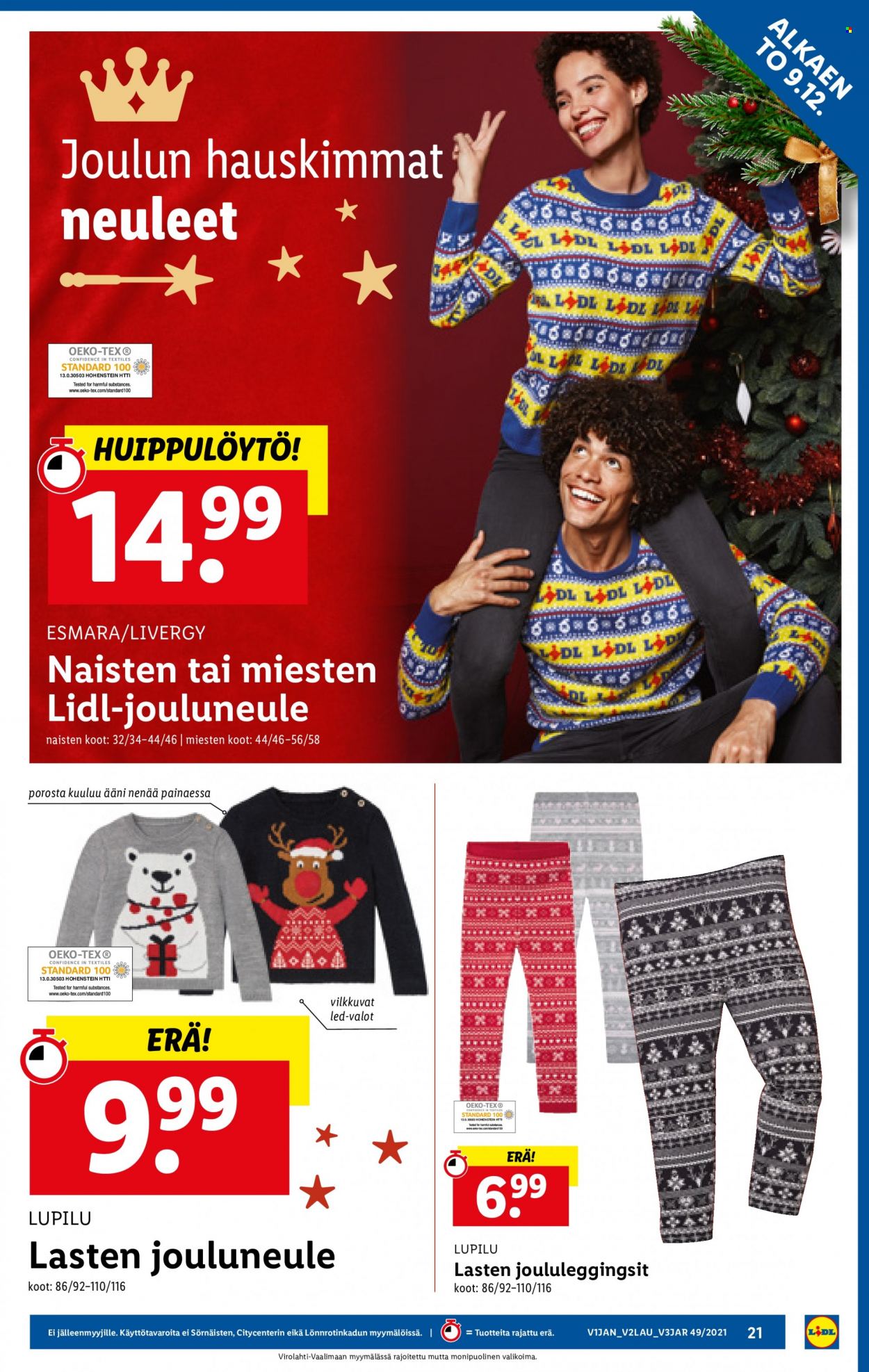 Lidl tarjoukset - 09.12.2021 - 15.12.2021. Sivu 21