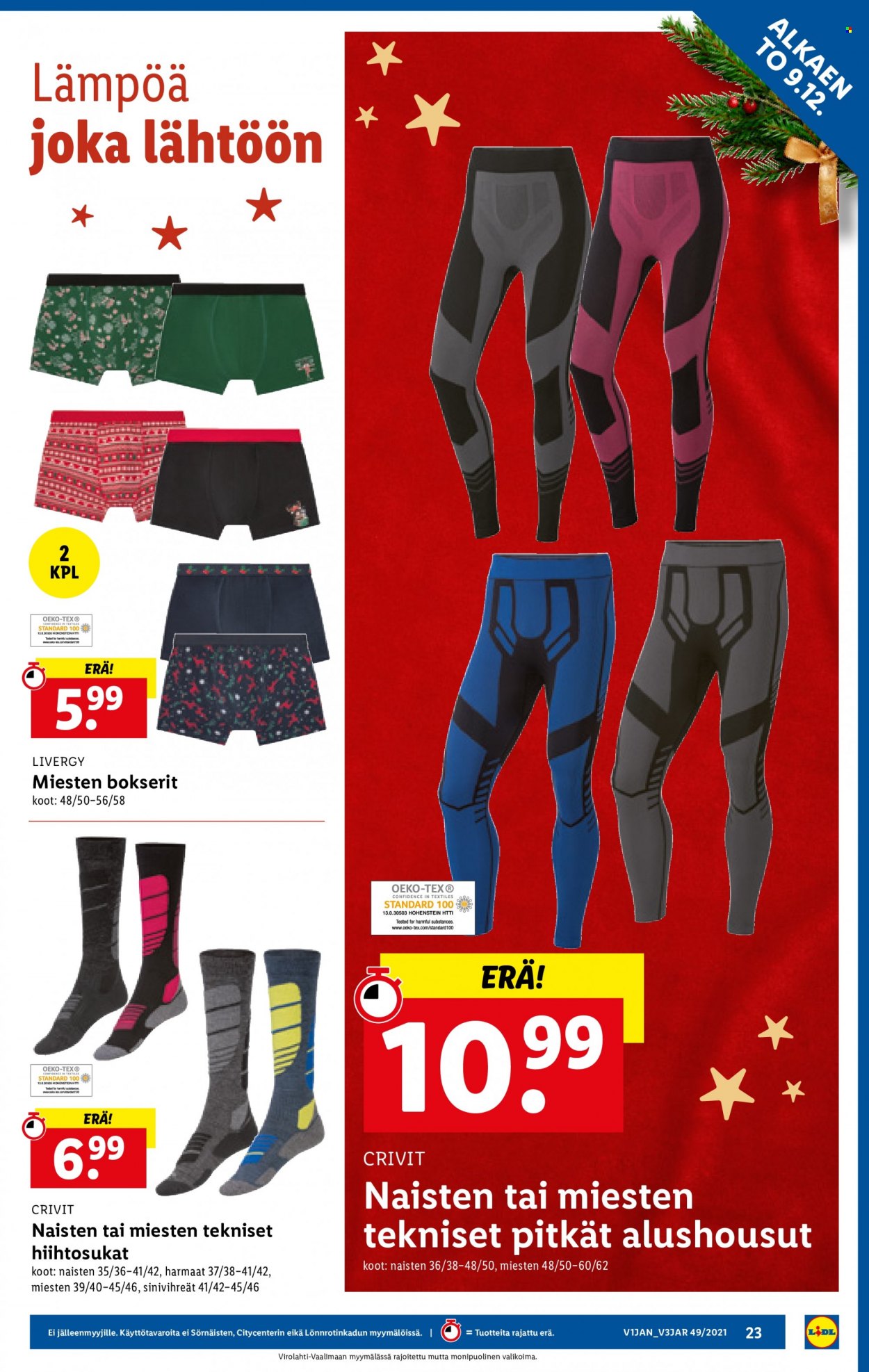 Lidl tarjoukset - 09.12.2021 - 15.12.2021. Sivu 23