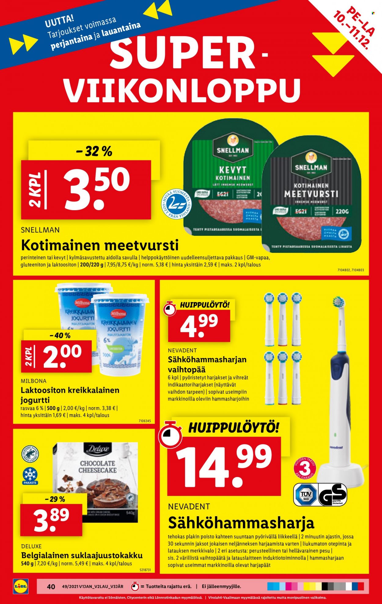 Lidl tarjoukset - 09.12.2021 - 15.12.2021. Sivu 40