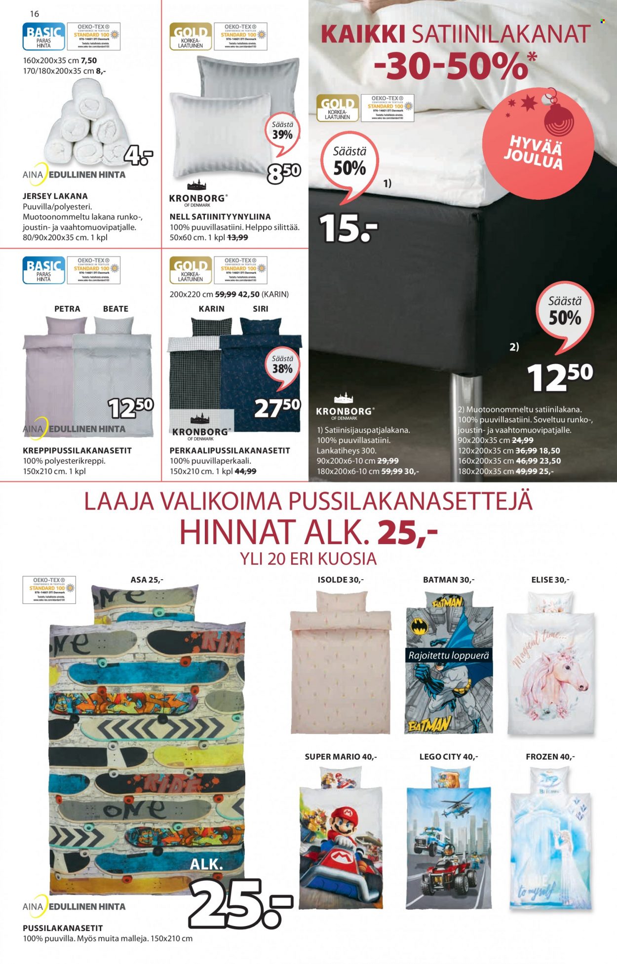 JYSK tarjoukset - 06.12.2021 - 19.12.2021. Sivu 16