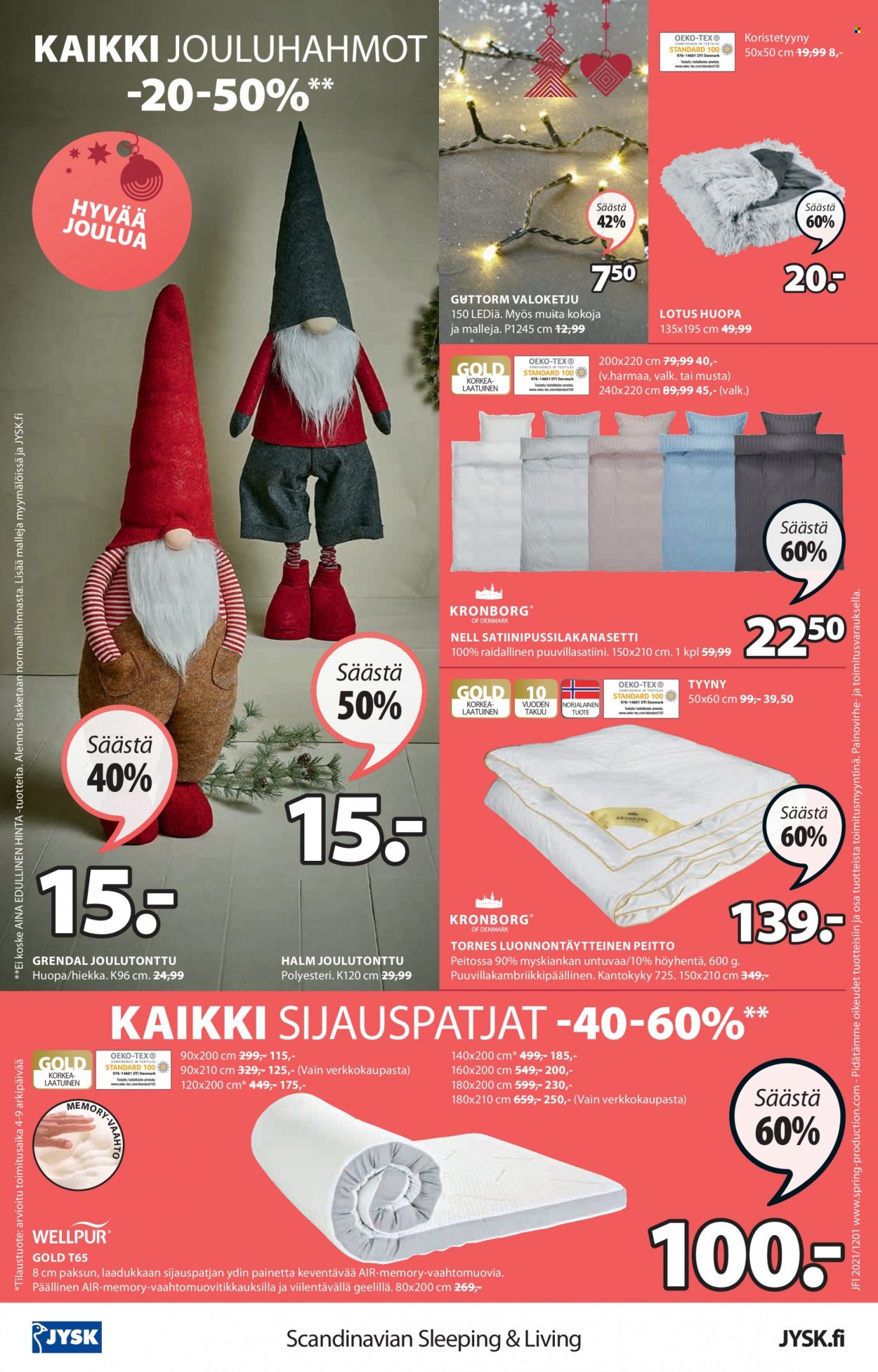 JYSK tarjoukset - 06.12.2021 - 19.12.2021. Sivu 24