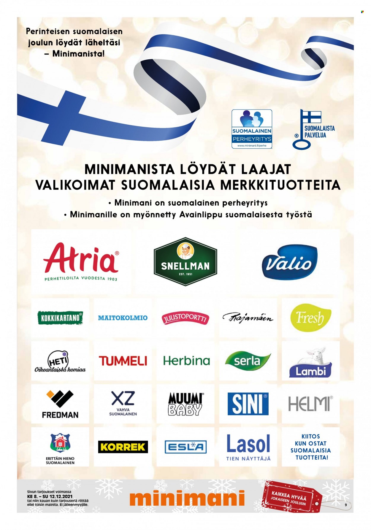 Minimani tarjoukset - 08.12.2021 - 12.12.2021. Sivu 9