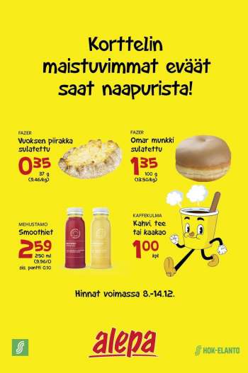Alepa tarjoukset  - 08.12.2021 - 14.12.2021.
