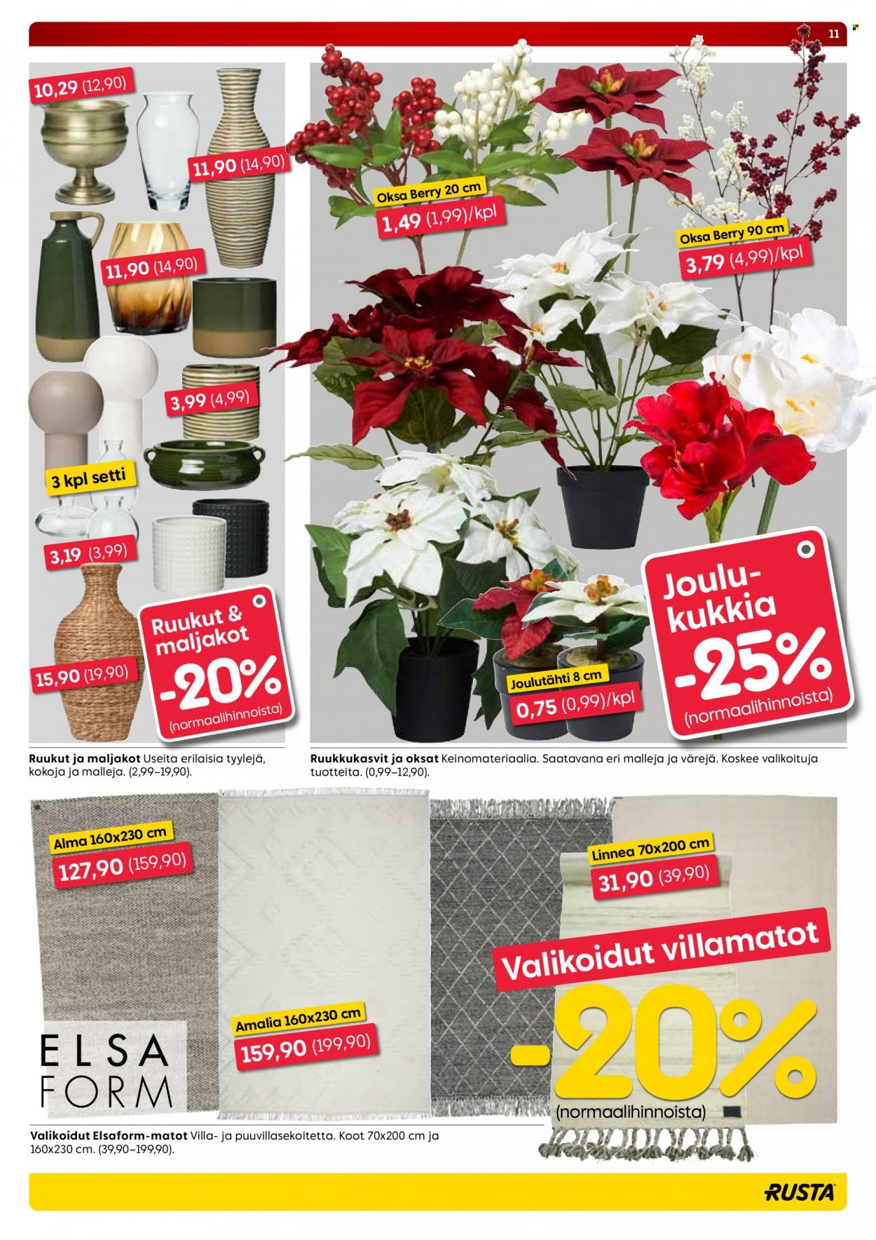 Rusta tarjoukset - 08.12.2021 - 12.12.2021. Sivu 11