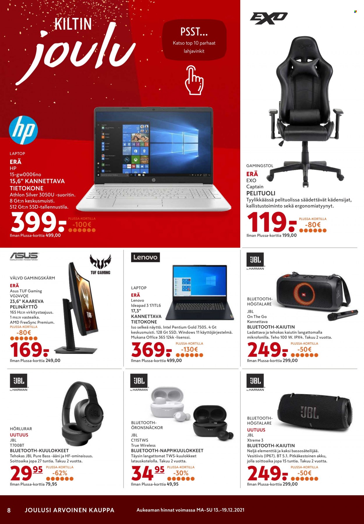 K-citymarket tarjoukset - 13.12.2021 - 15.12.2021. Sivu 8