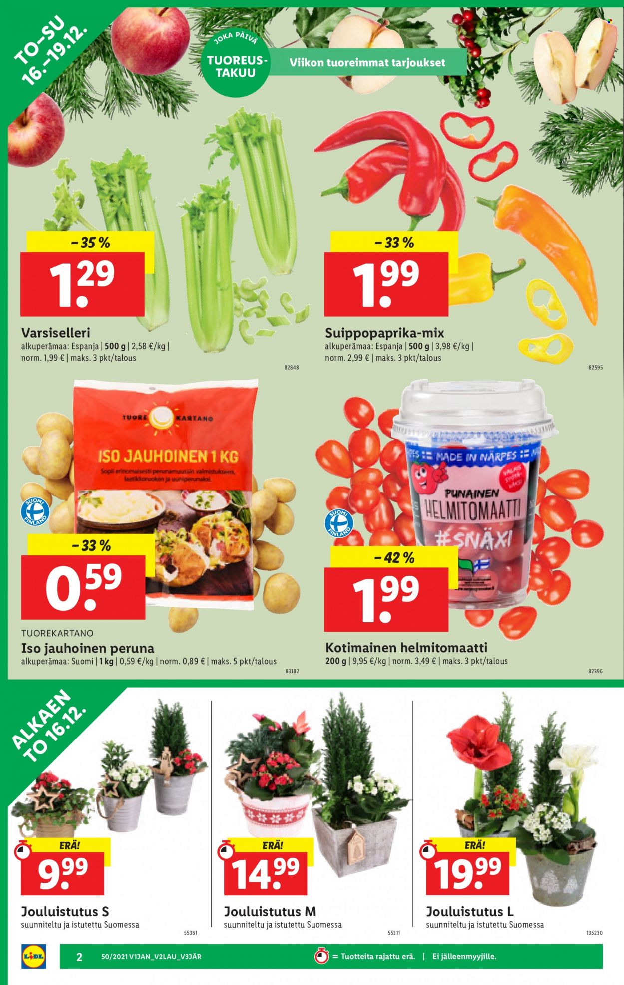 Lidl tarjoukset - 16.12.2021 - 19.12.2021. Sivu 2