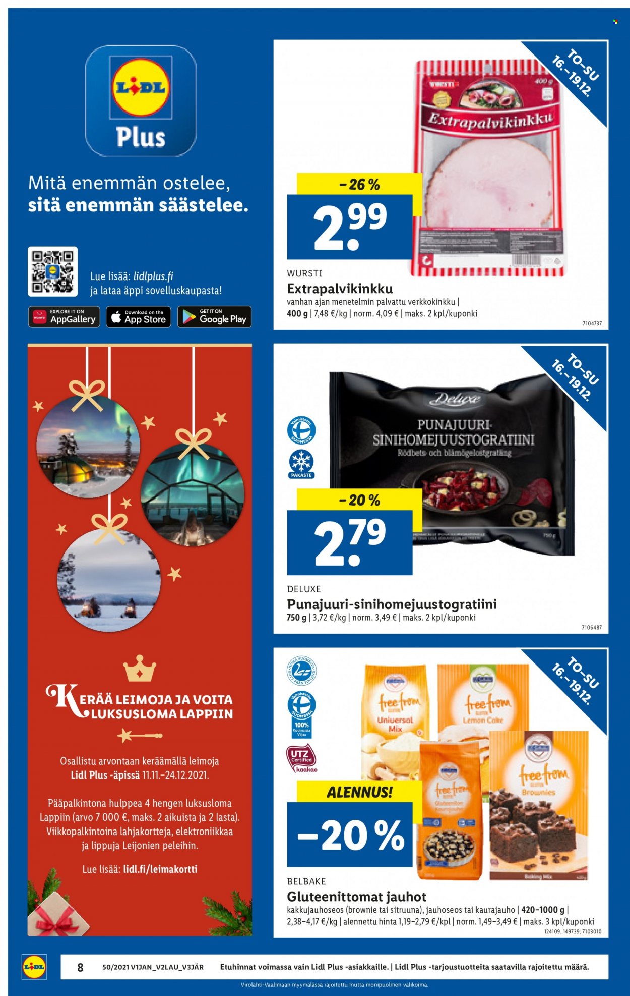 Lidl tarjoukset - 16.12.2021 - 19.12.2021. Sivu 8