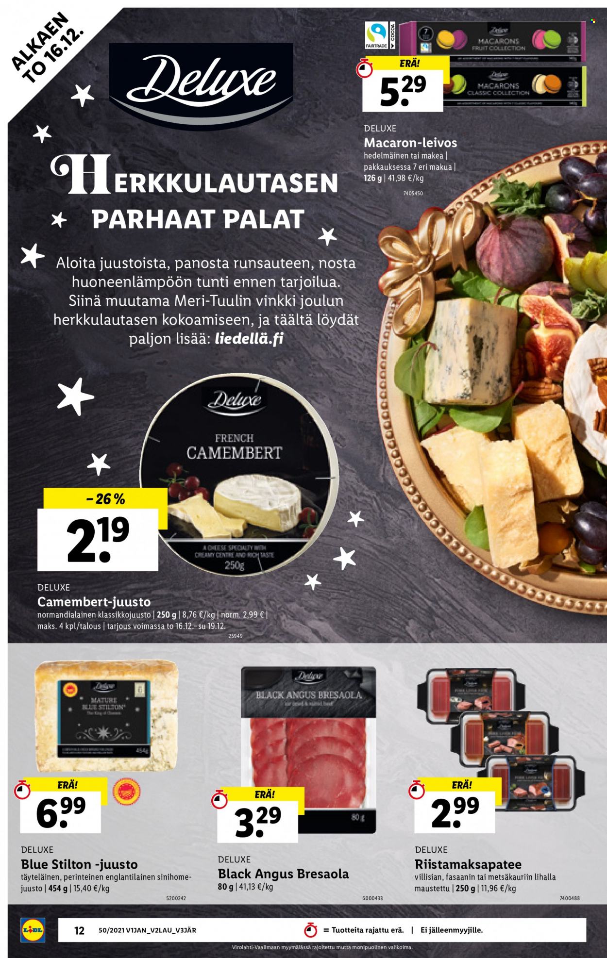Lidl tarjoukset - 16.12.2021 - 19.12.2021. Sivu 12