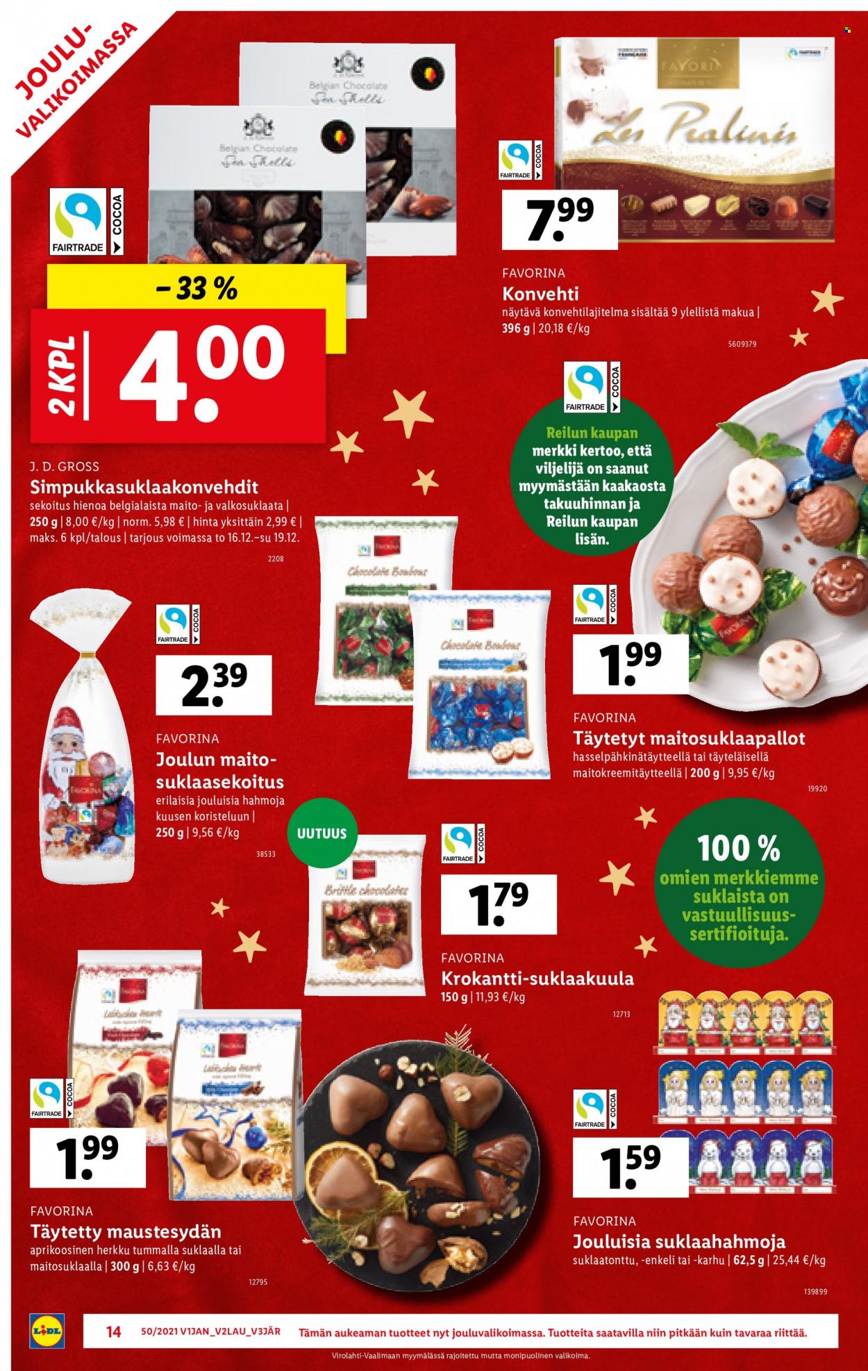Lidl tarjoukset - 16.12.2021 - 19.12.2021. Sivu 14