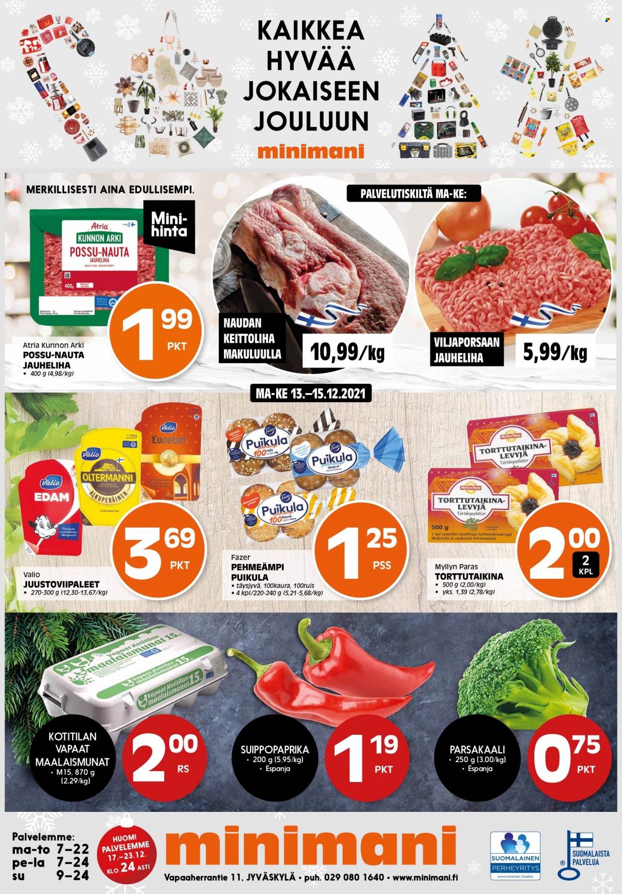 Minimani tarjoukset - 13.12.2021 - 15.12.2021. Sivu 1