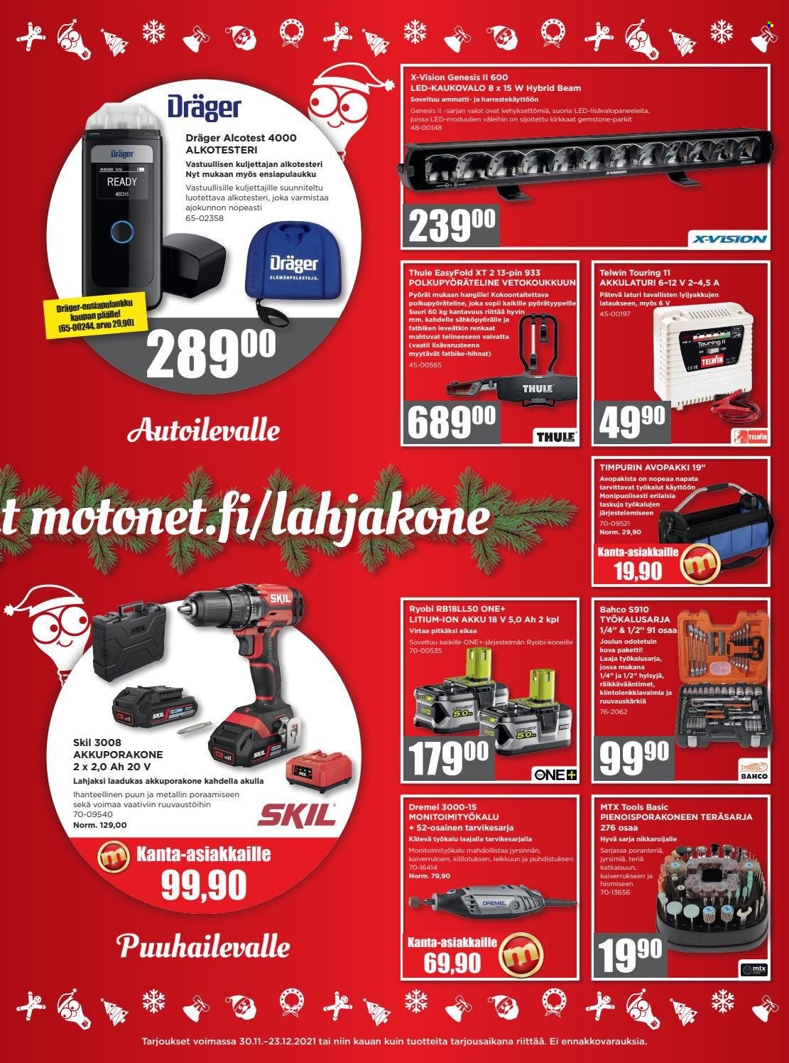 Motonet tarjoukset - 30.11.2021 - 23.12.2021. Sivu 7