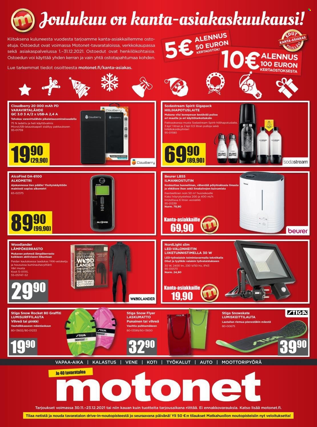 Motonet tarjoukset - 30.11.2021 - 23.12.2021. Sivu 8