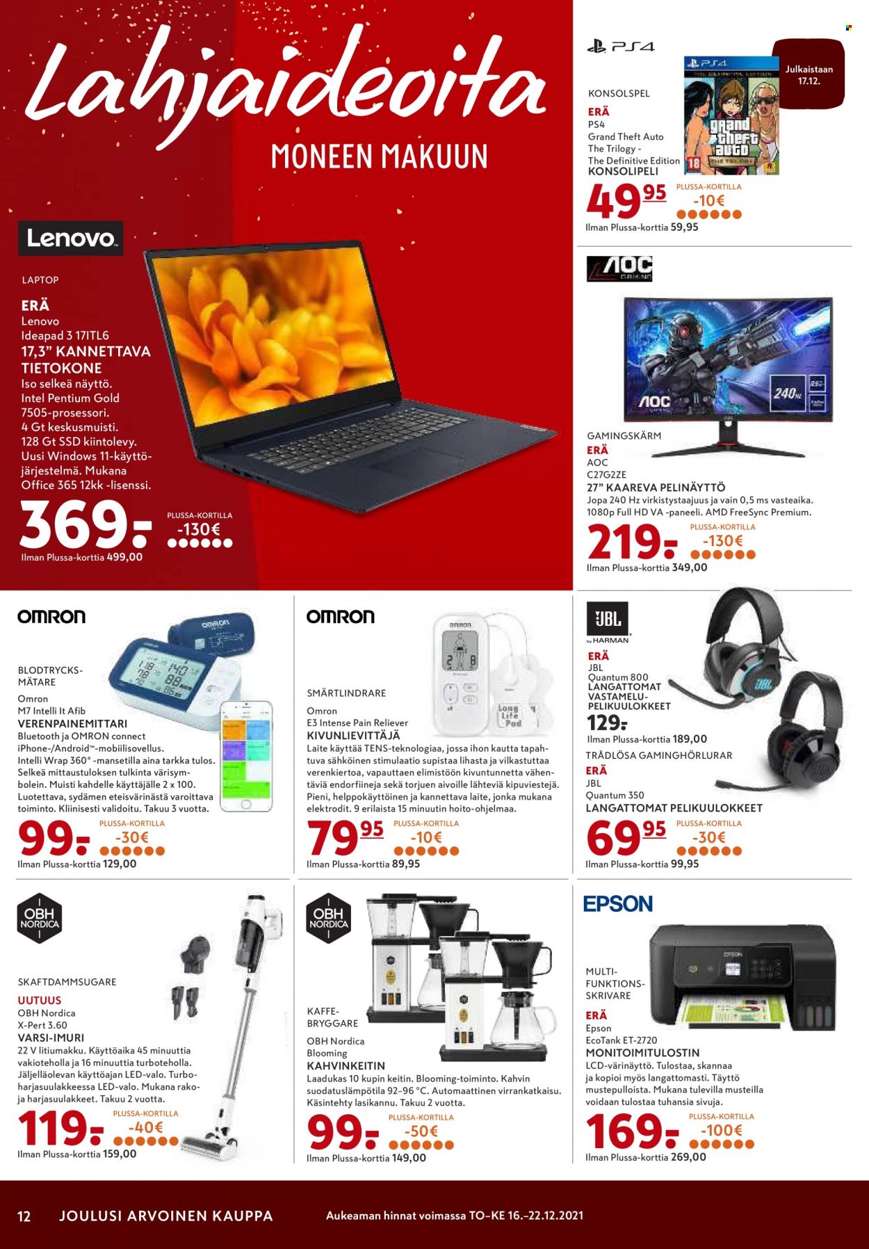 K-citymarket tarjoukset - 16.12.2021 - 19.12.2021. Sivu 12
