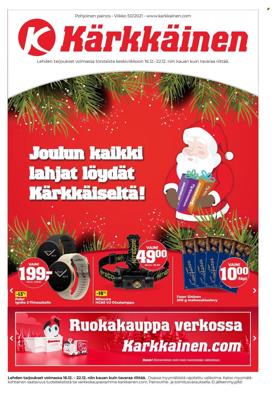Kärkkäinen tarjoukset - 16.12.2021 - 22.12.2021. Sivu 1