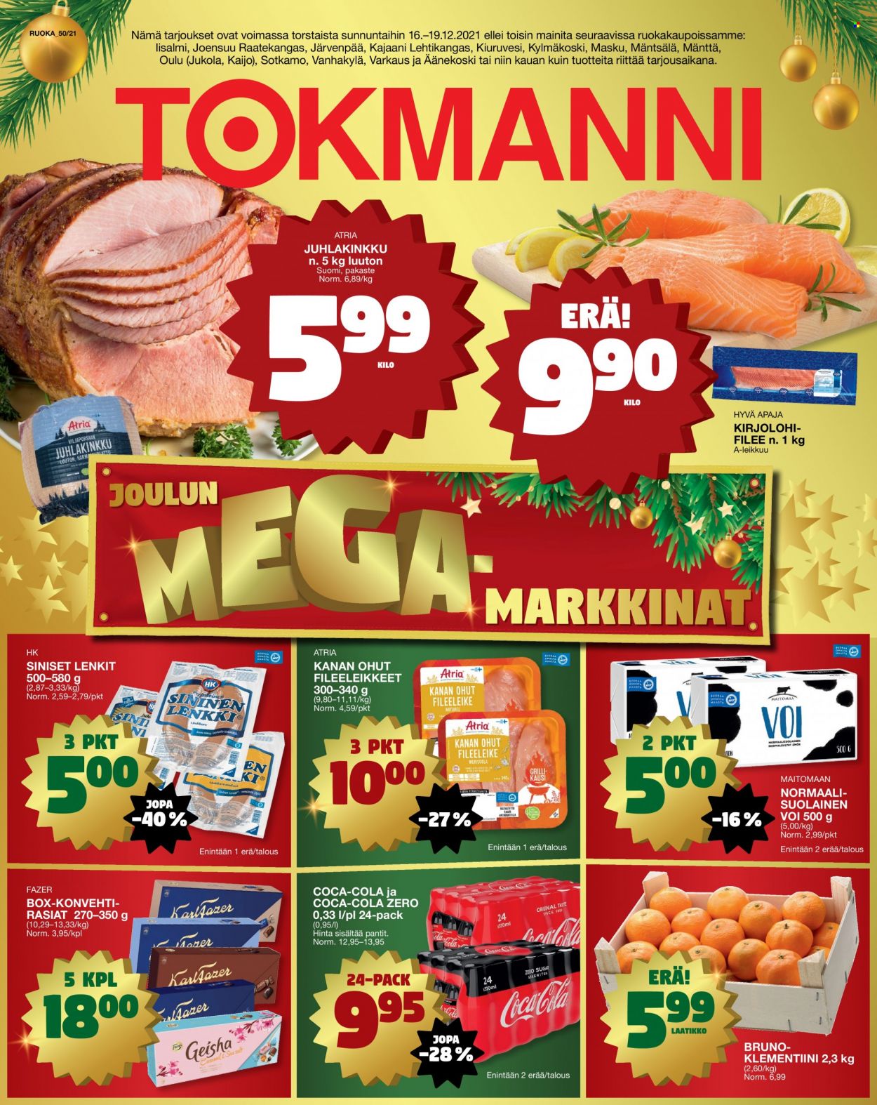 Tokmanni tarjoukset - 16.12.2021 - 19.12.2021. Sivu 1