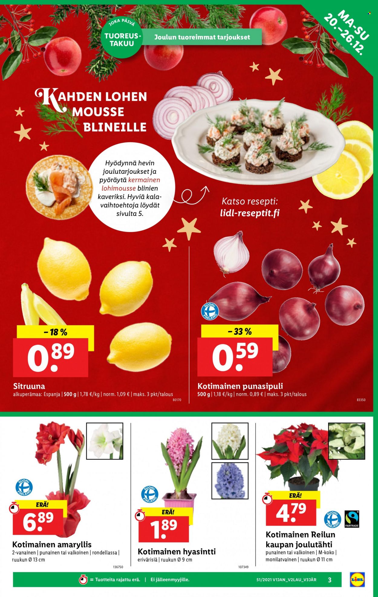 Lidl tarjoukset - 20.12.2021 - 26.12.2021. Sivu 3