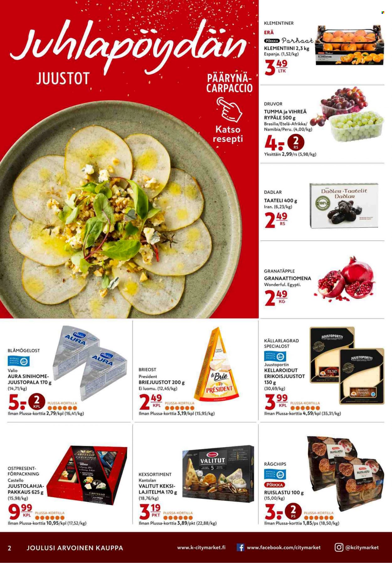 K-citymarket tarjoukset - 20.12.2021 - 22.12.2021. Sivu 2