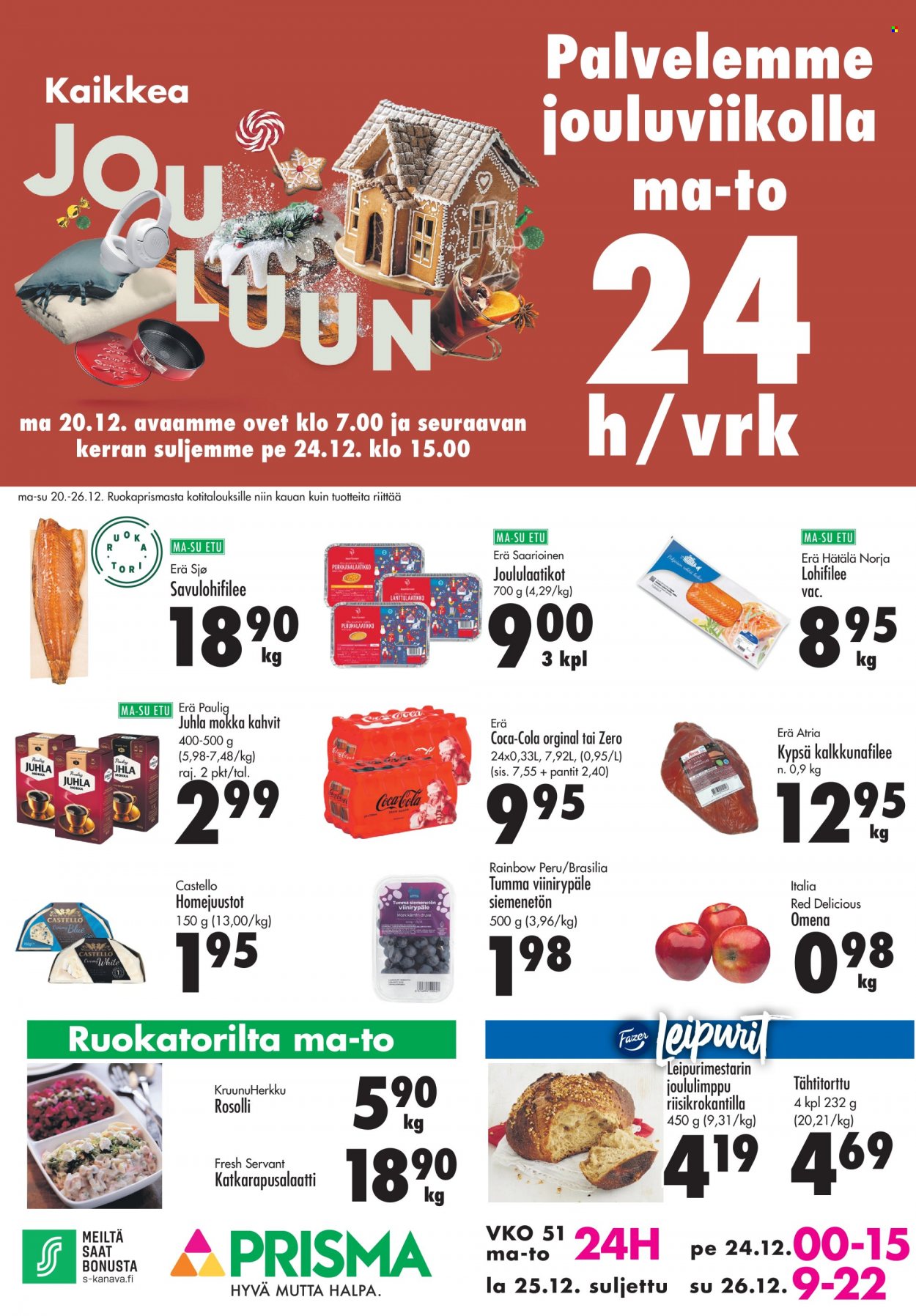 Prisma tarjoukset - 20.12.2021 - 26.12.2021. Sivu 1