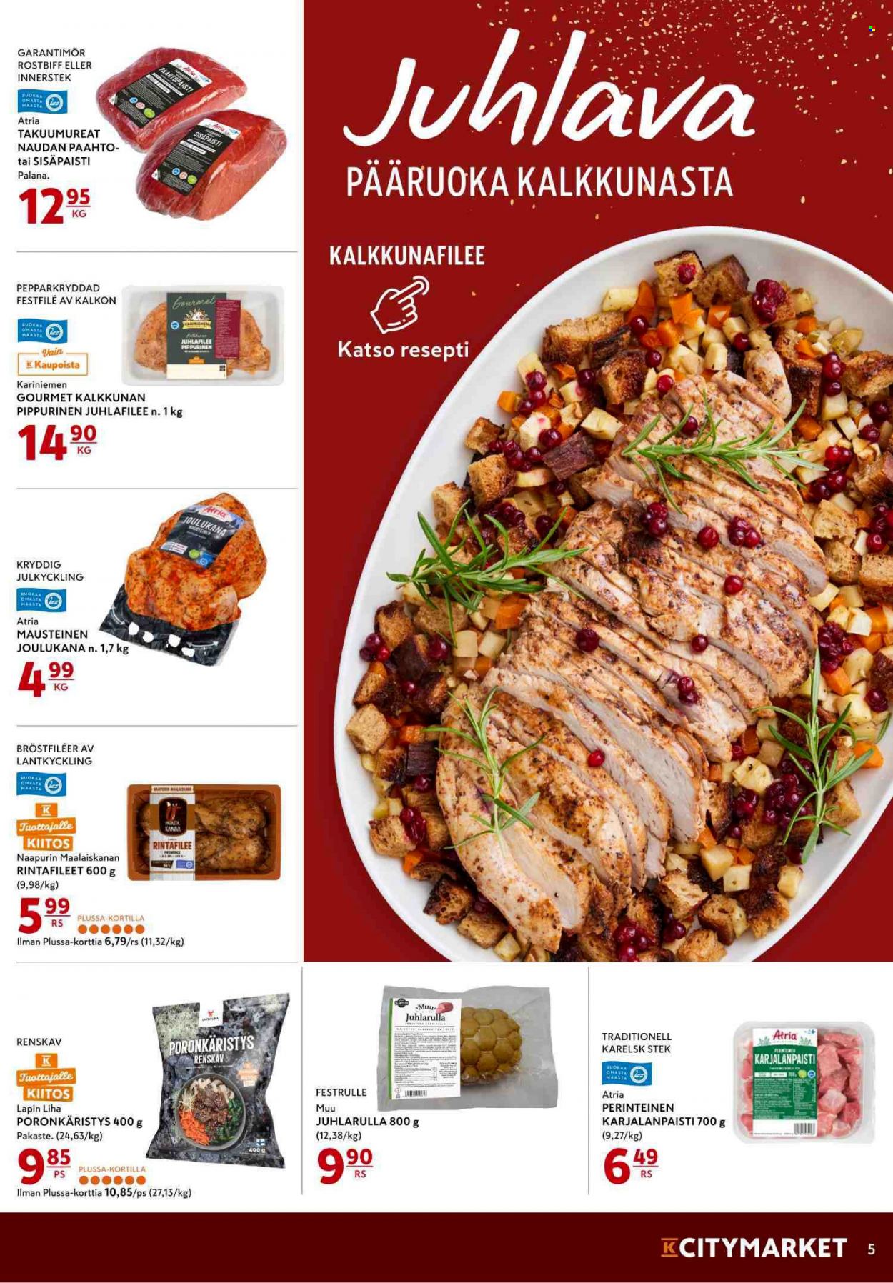 K-citymarket tarjoukset - 22.12.2021 - 26.12.2021. Sivu 5