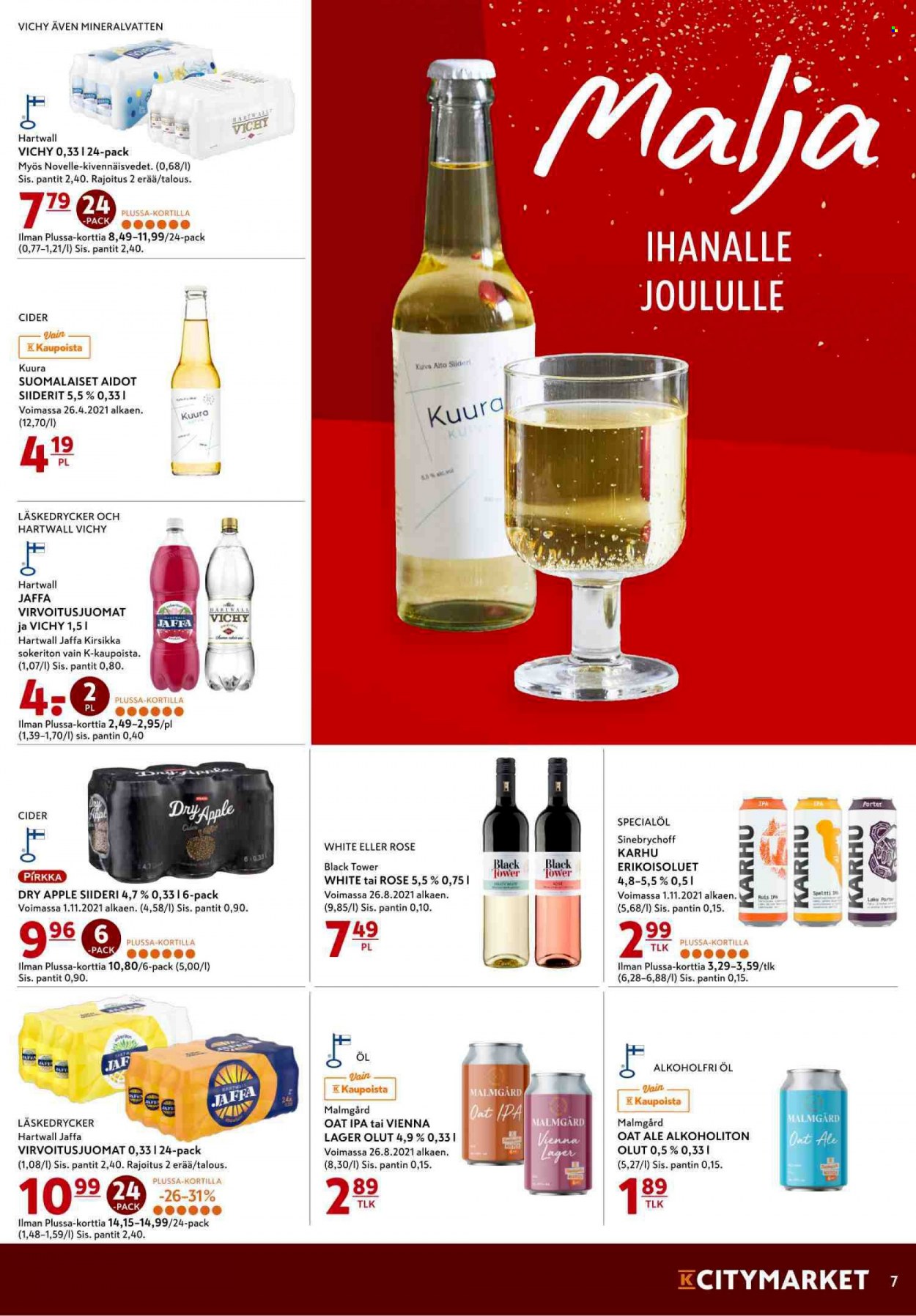 K-citymarket tarjoukset - 22.12.2021 - 26.12.2021. Sivu 7