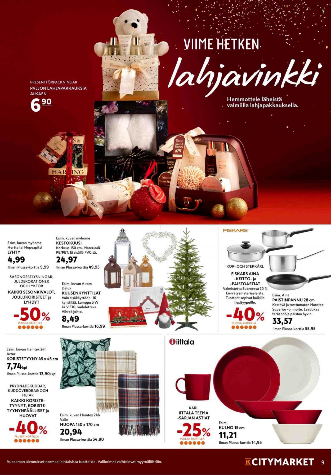 K-citymarket tarjoukset - 22.12.2021 - 26.12.2021. Sivu 9