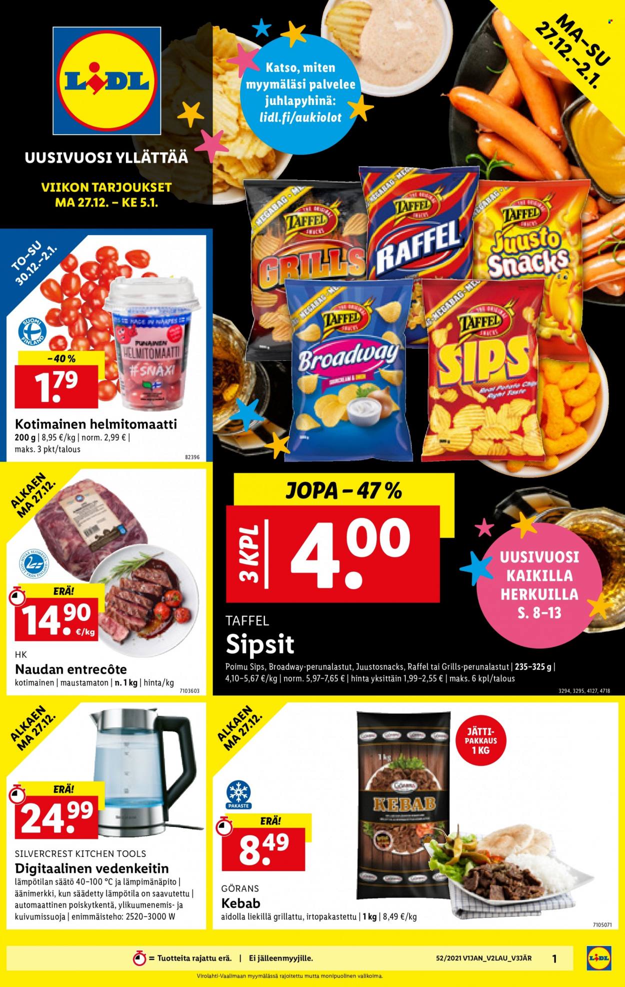 Lidl tarjoukset - 27.12.2021 - 05.01.2022. Sivu 1