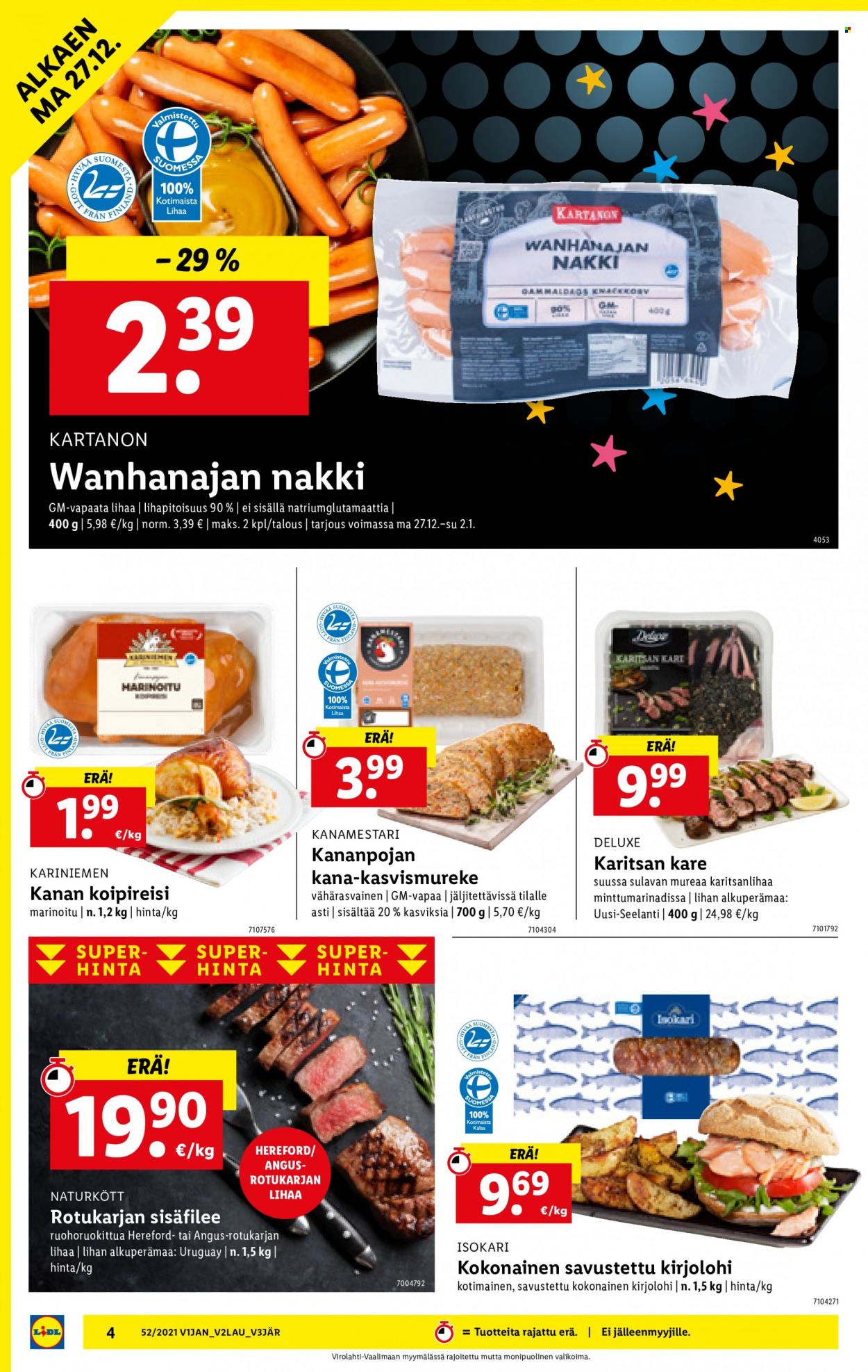 Lidl tarjoukset - 27.12.2021 - 05.01.2022. Sivu 4