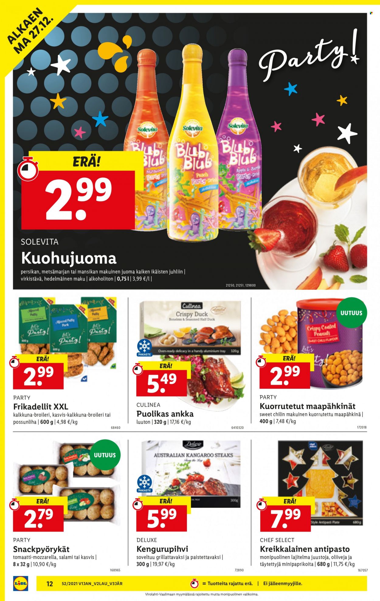 Lidl tarjoukset - 27.12.2021 - 05.01.2022. Sivu 12