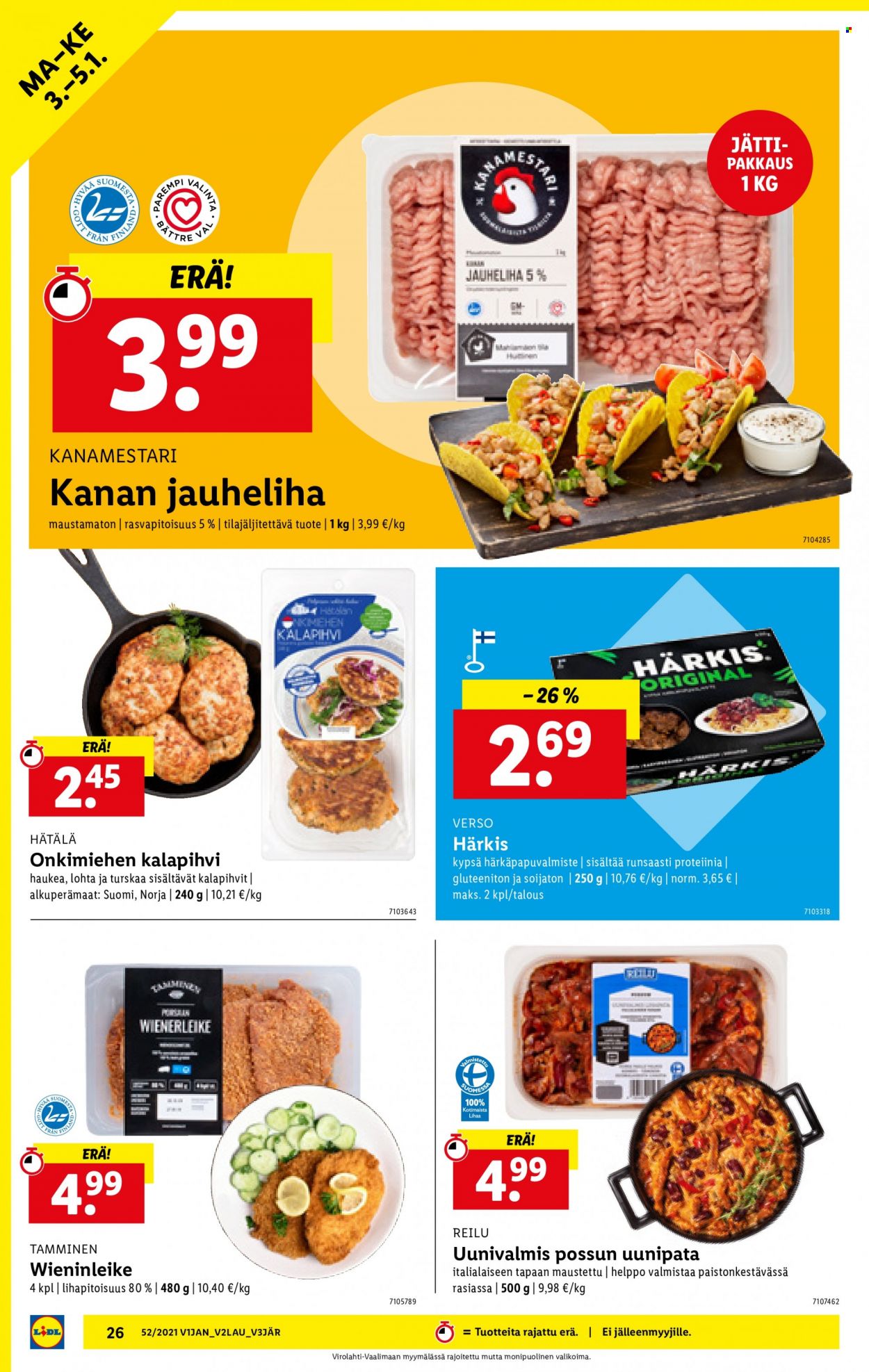 Lidl tarjoukset - 27.12.2021 - 05.01.2022. Sivu 26