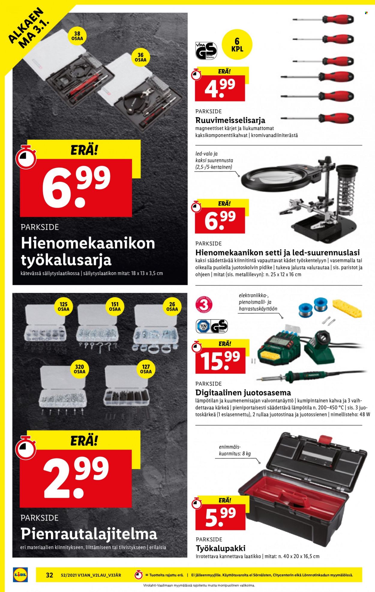 Lidl tarjoukset - 27.12.2021 - 05.01.2022. Sivu 32