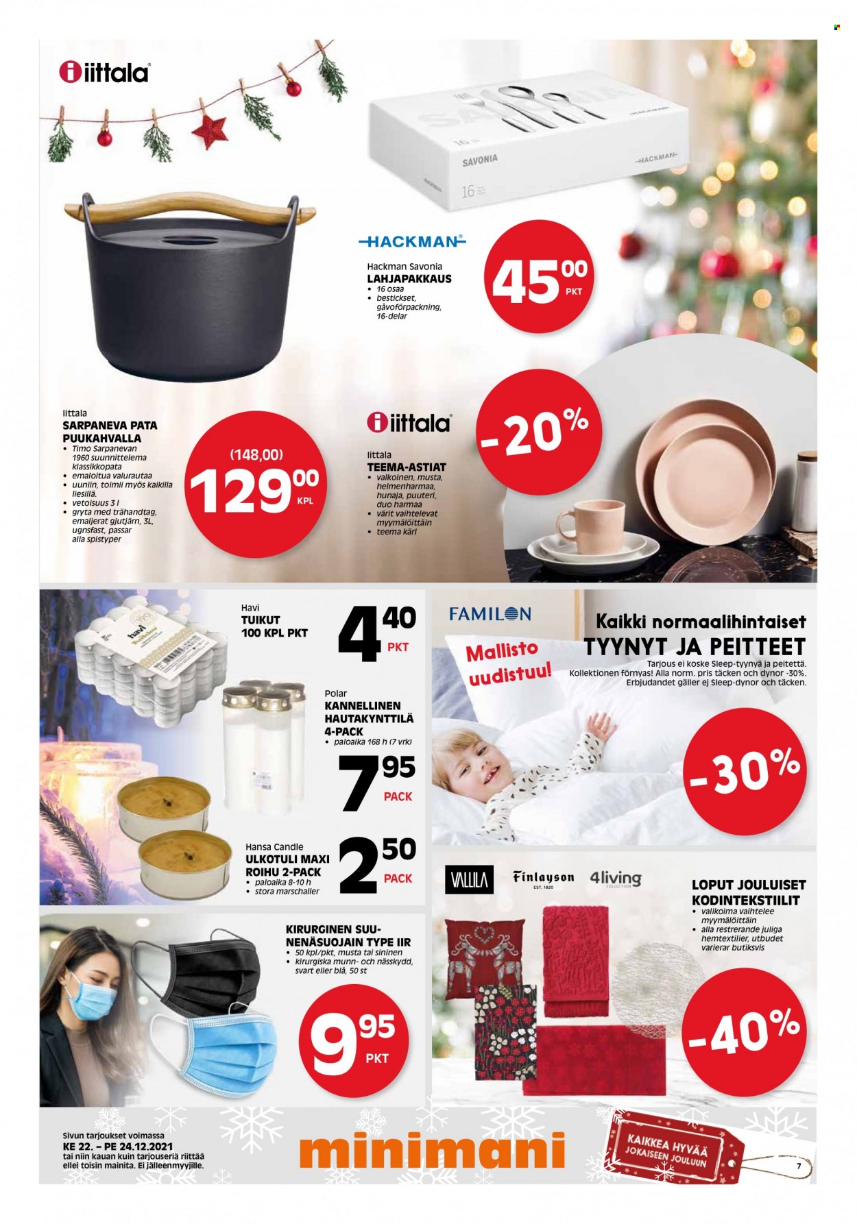 Minimani tarjoukset - 22.12.2021 - 24.12.2021. Sivu 7