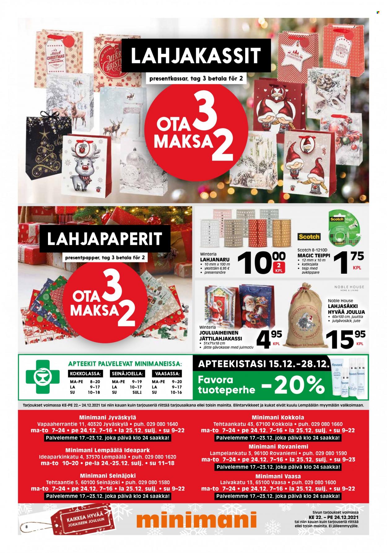 Minimani tarjoukset - 22.12.2021 - 24.12.2021. Sivu 8
