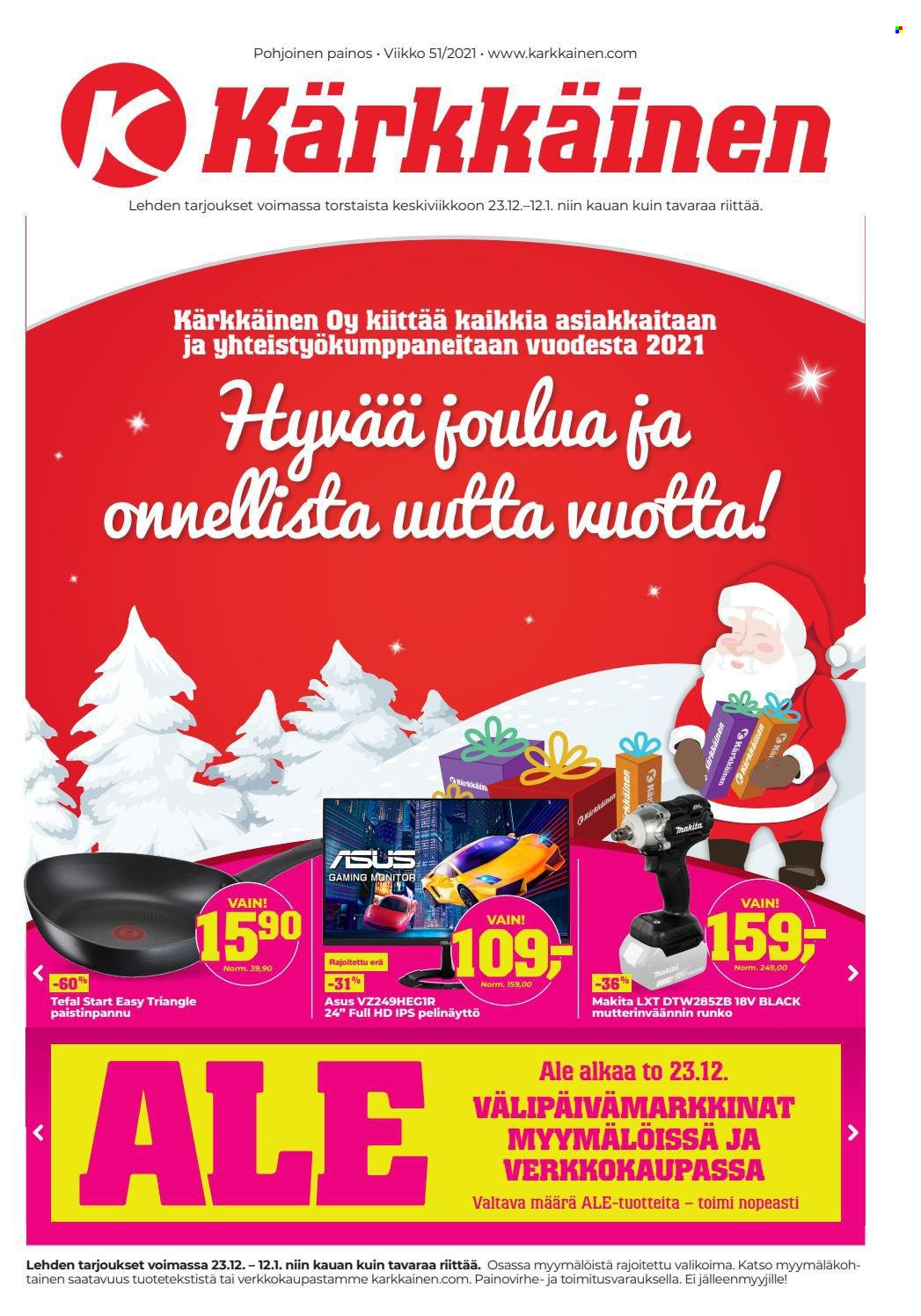 Kärkkäinen tarjoukset - 23.12.2021 - 12.01.2022. Sivu 1