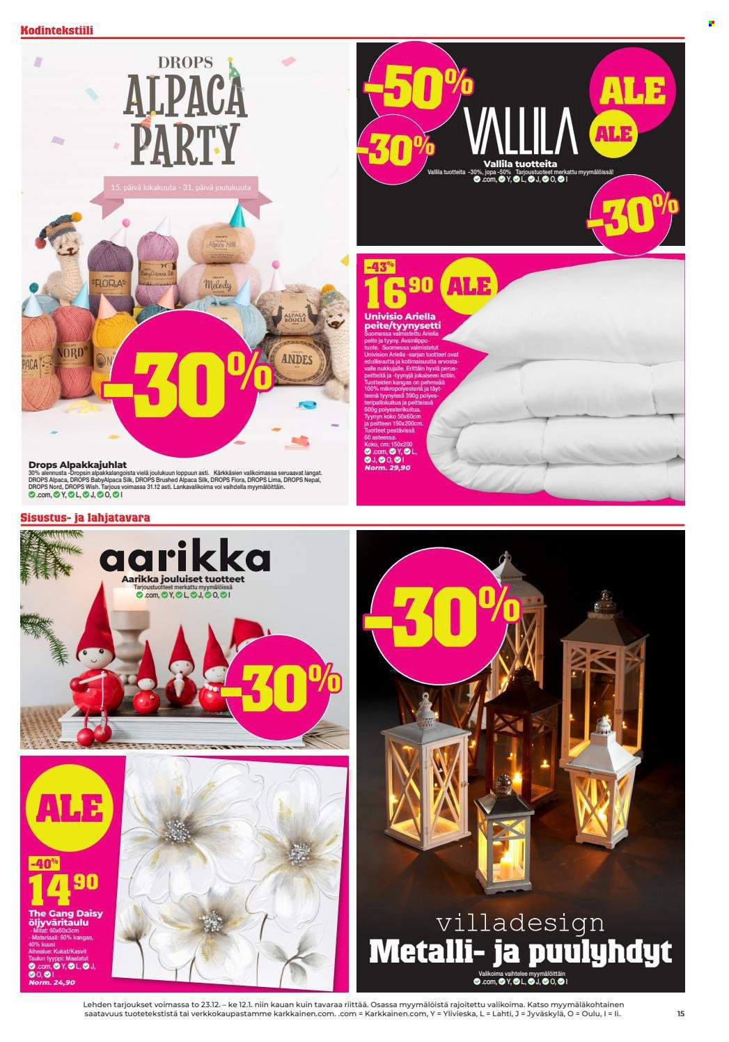 Kärkkäinen tarjoukset - 23.12.2021 - 12.01.2022. Sivu 9