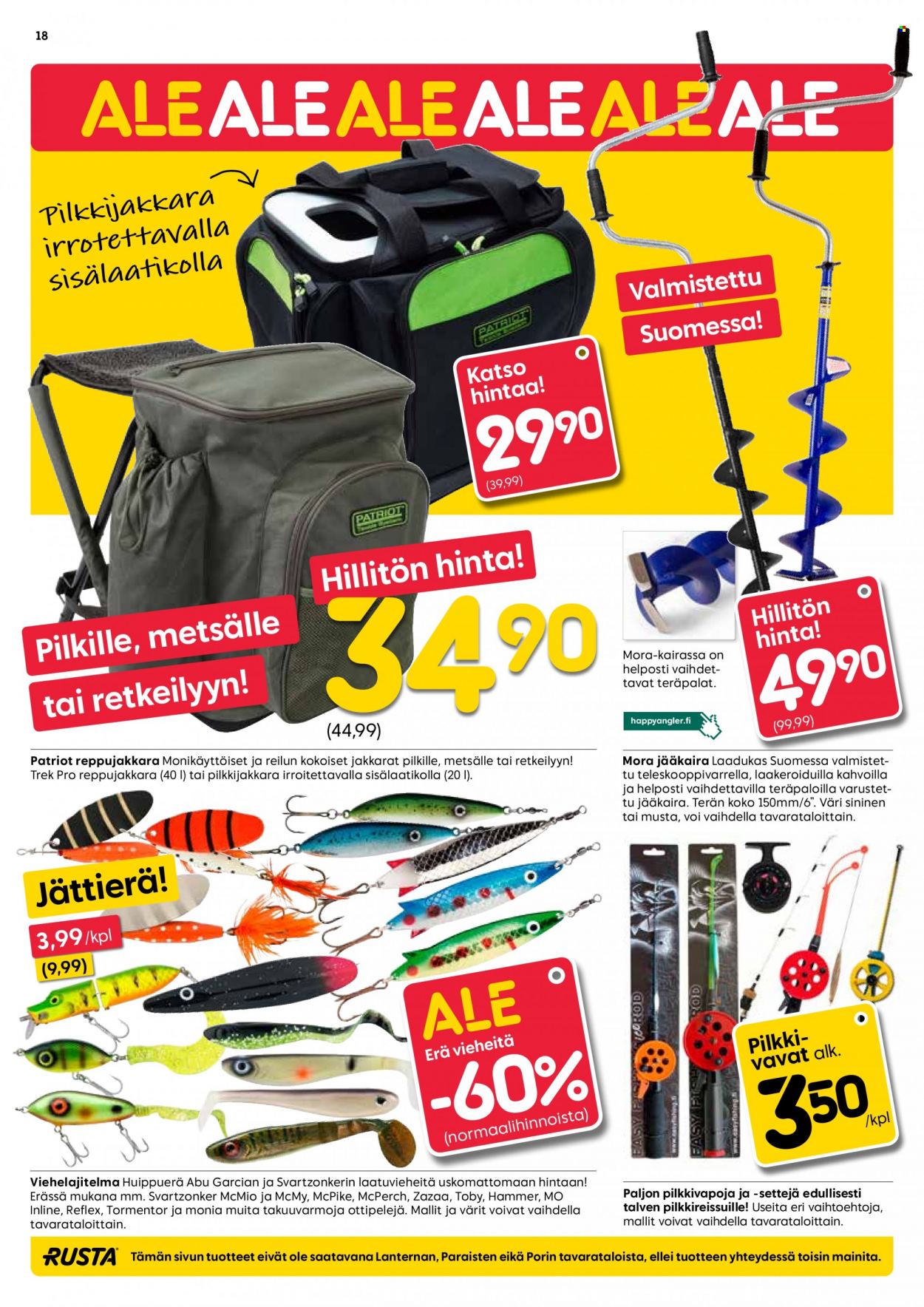 Rusta tarjoukset - 27.12.2021 - 04.01.2022. Sivu 18