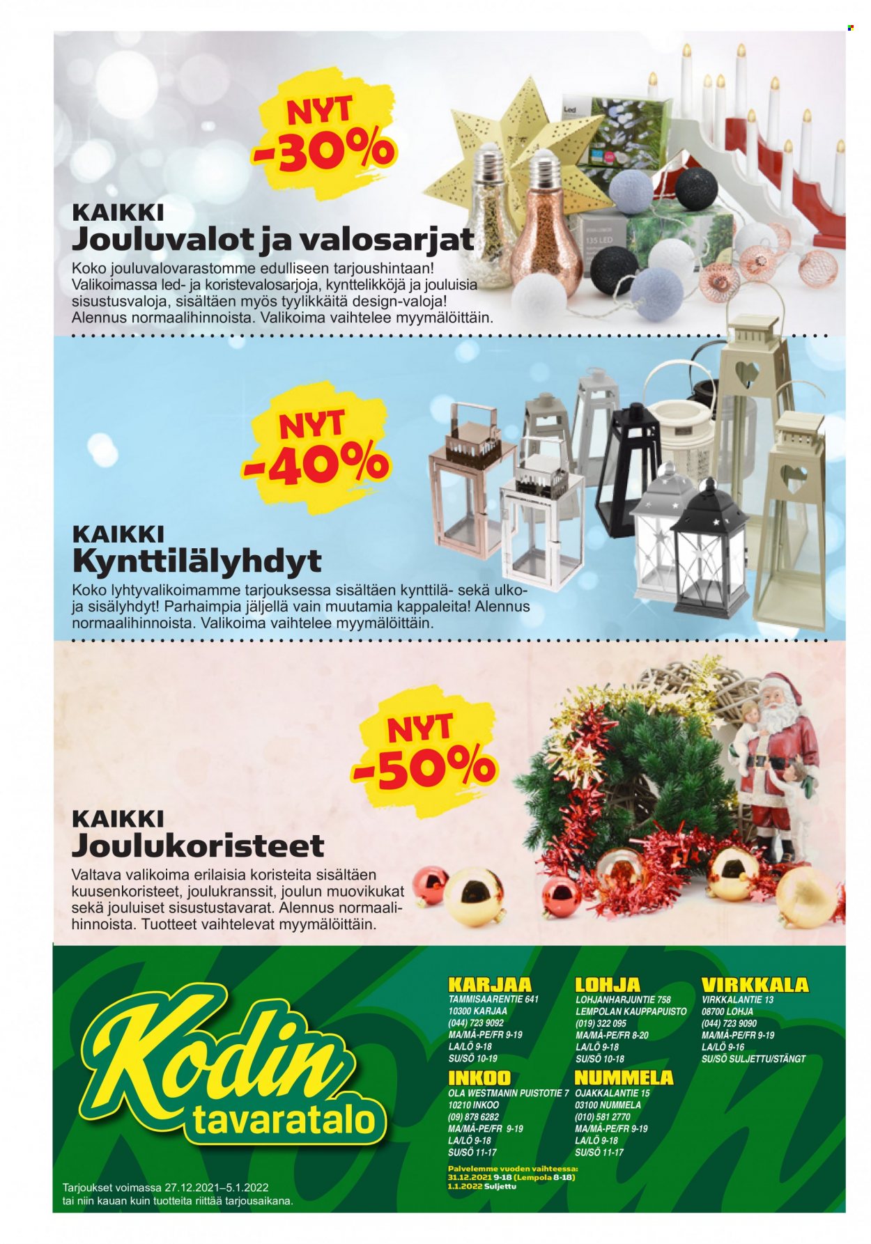 Kodintavaratalo tarjoukset - 27.12.2021 - 05.01.2022. Sivu 8