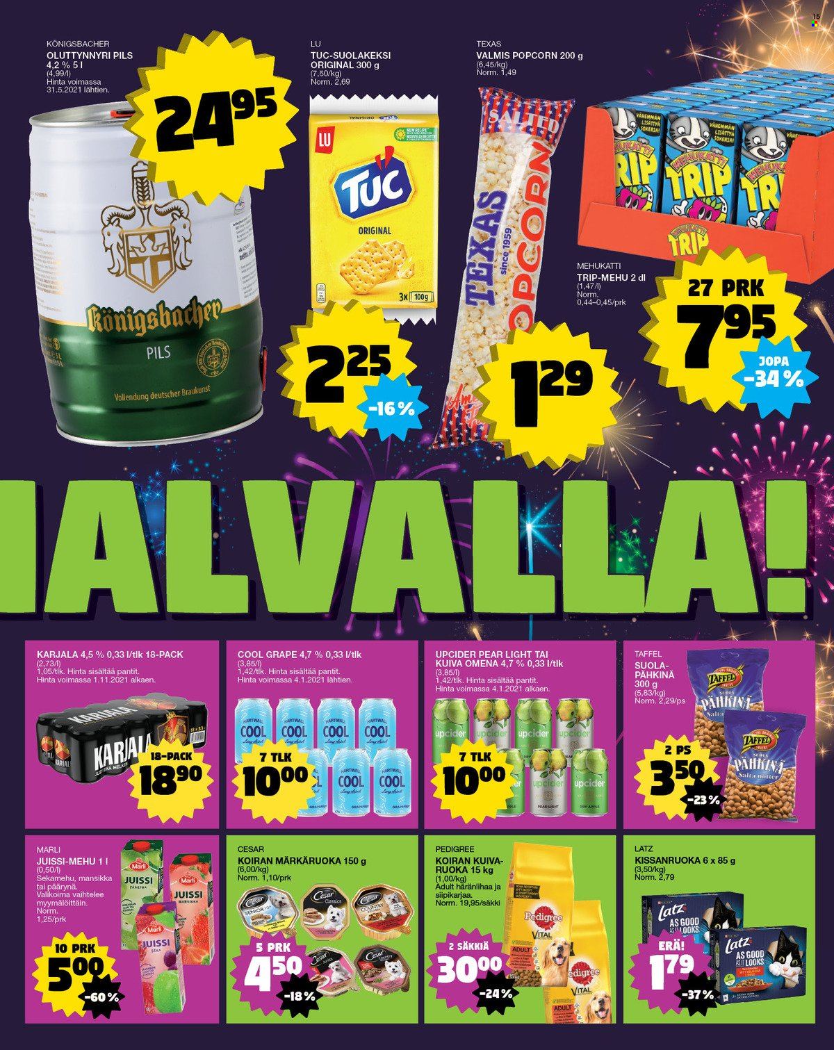 Tokmanni tarjoukset - 27.12.2021 - 02.01.2022. Sivu 15