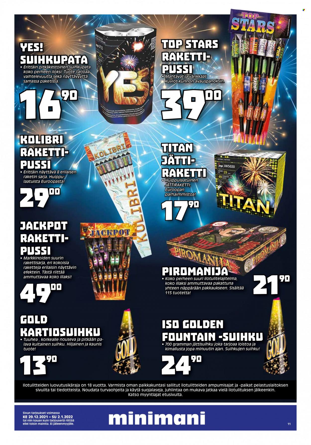 Minimani tarjoukset - 29.12.2021 - 02.01.2022. Sivu 11