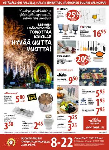 Tuuri tarjoukset  - 30.12.2021 - 04.01.2022.