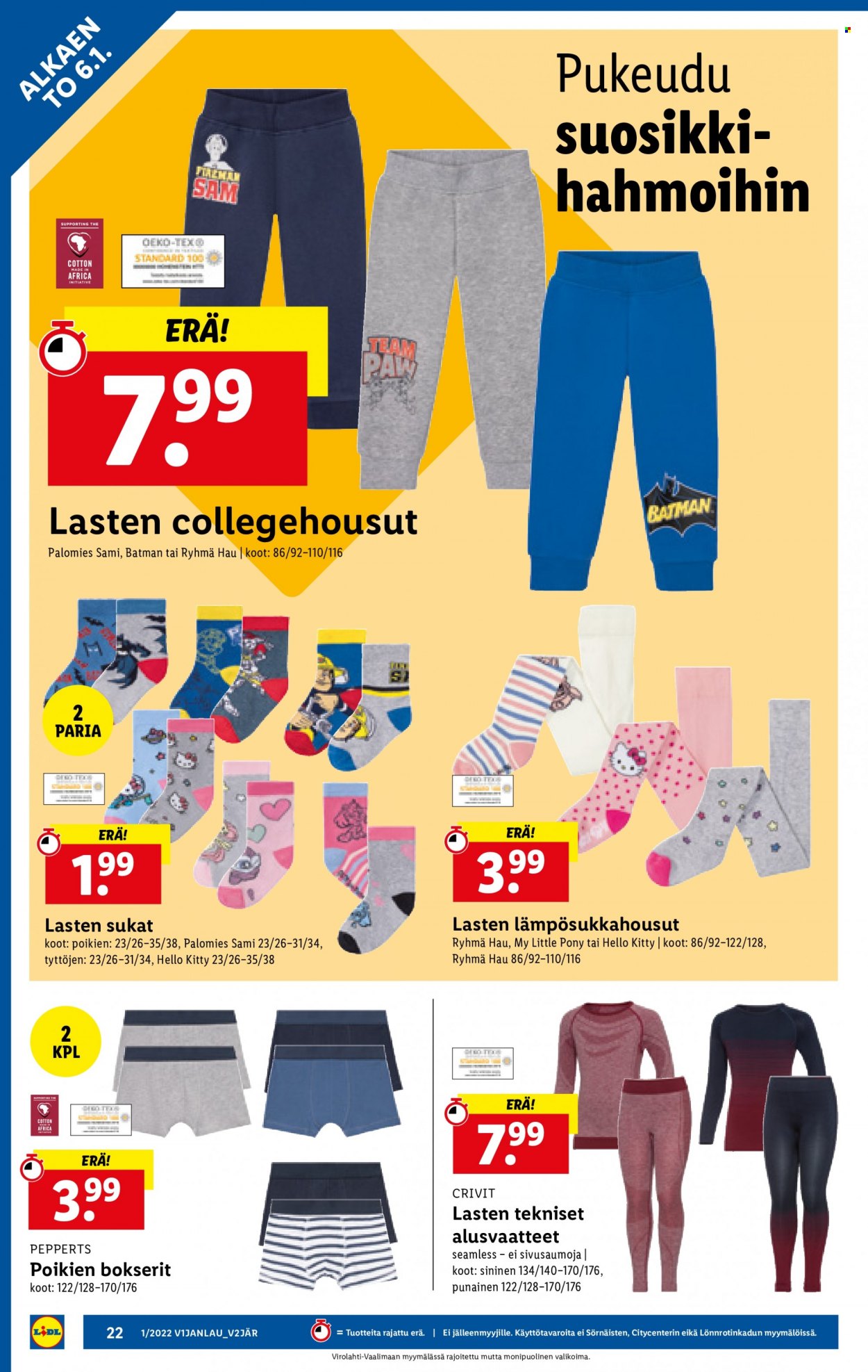 Lidl tarjoukset - 06.01.2022 - 12.01.2022. Sivu 22