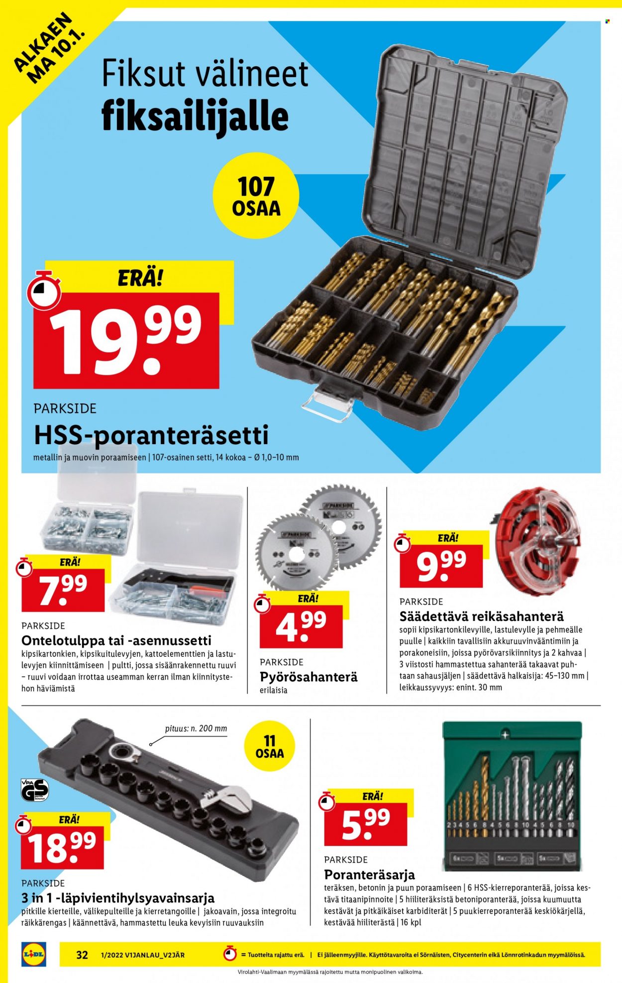 Lidl tarjoukset - 06.01.2022 - 12.01.2022. Sivu 32